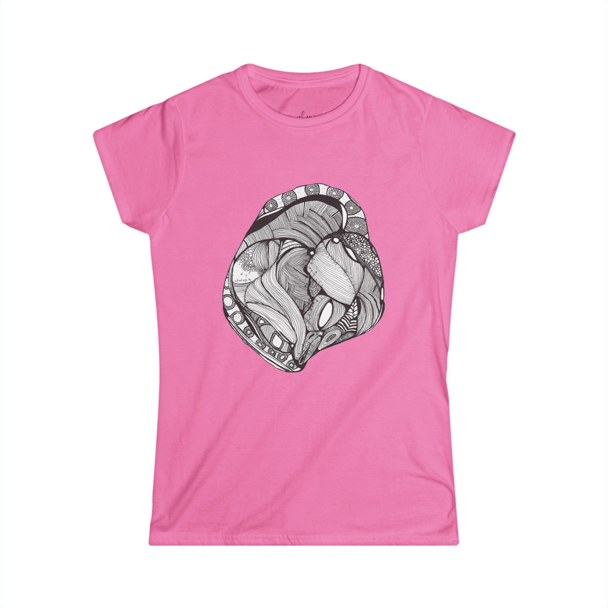 Heart by Feral Wife – Women's Semi-Fitted Style T-Shirt