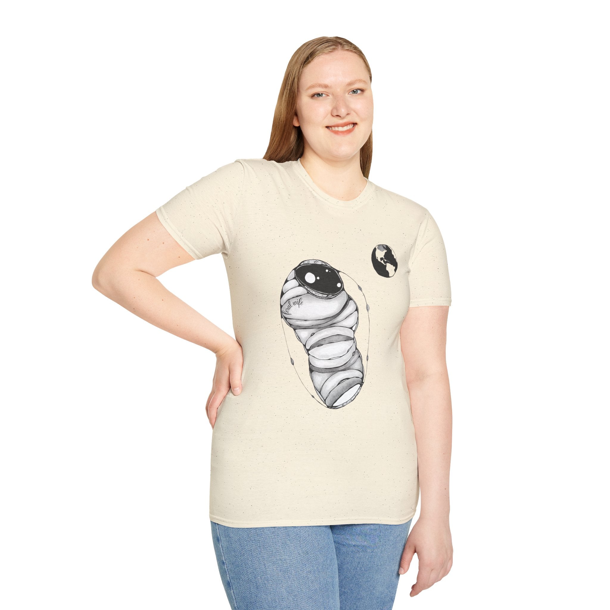 Outer Space by Feral Wife Unisex Softstyle T-Shirt