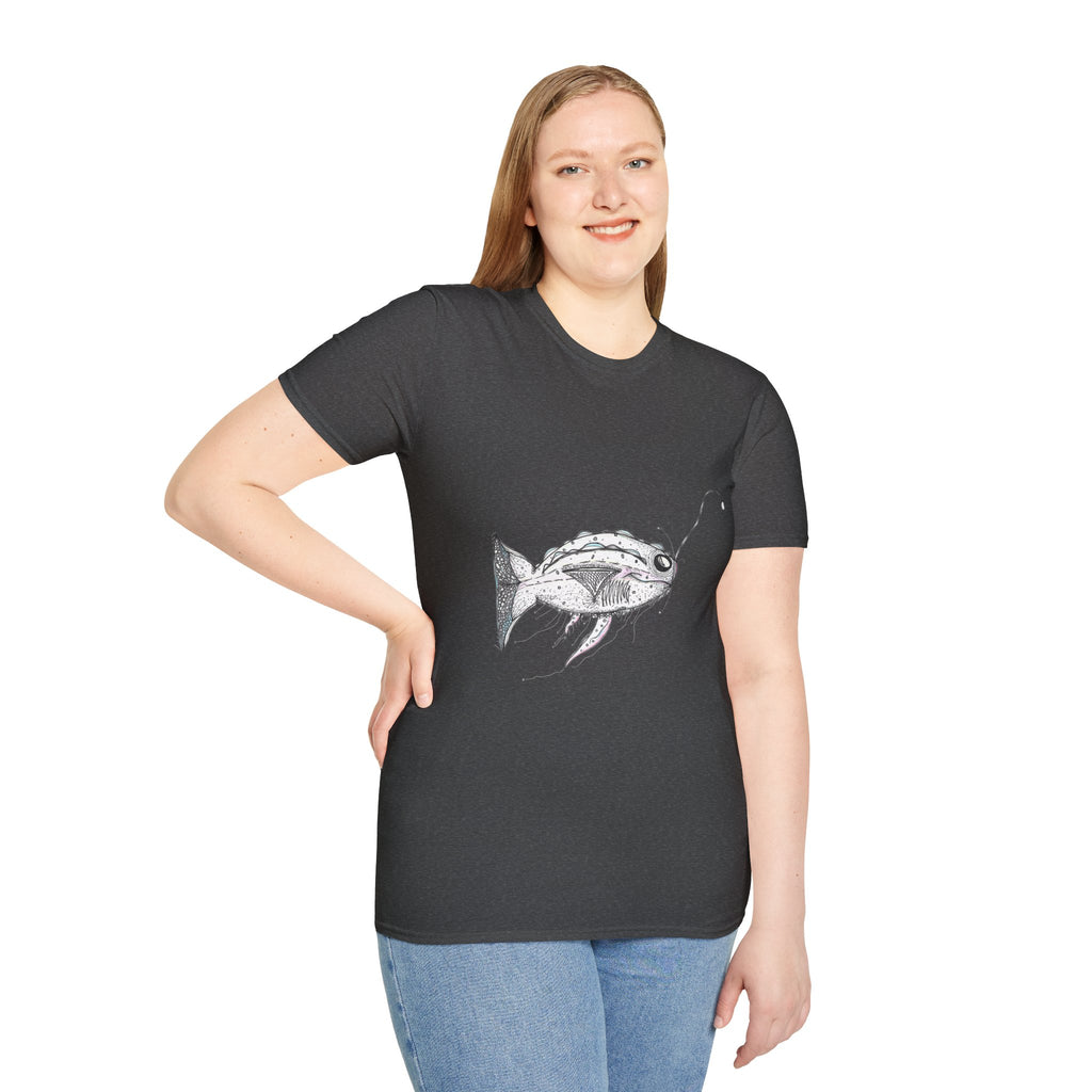 Fishing Adventure by Feral Wife - Unisex Softstyle T-Shirt