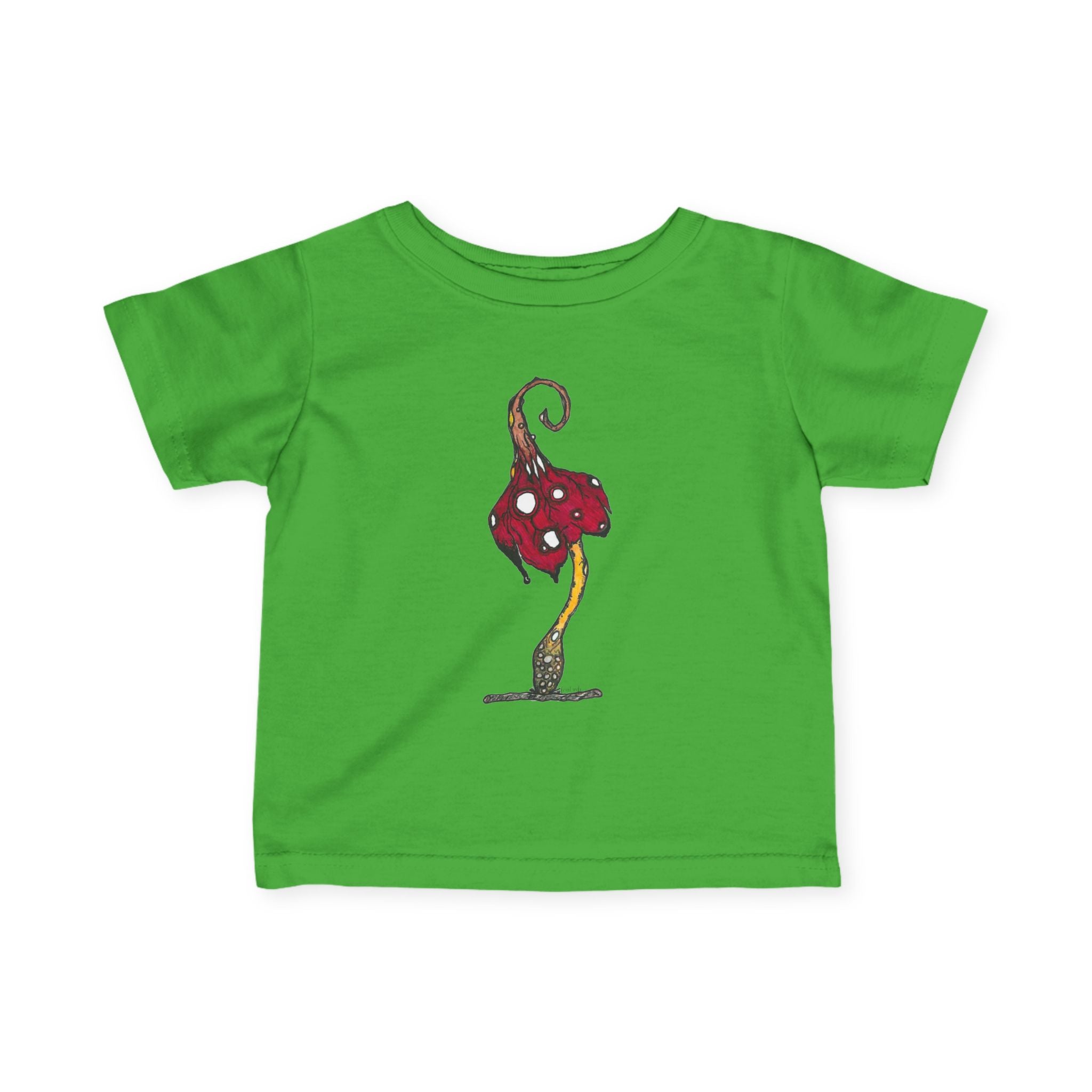Red Mushroom by Feral Wife - Infant/Toddler Tee