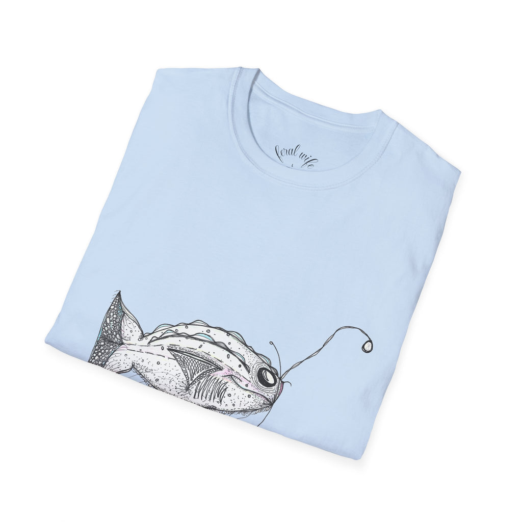 Fishing Adventure by Feral Wife - Unisex Softstyle T-Shirt