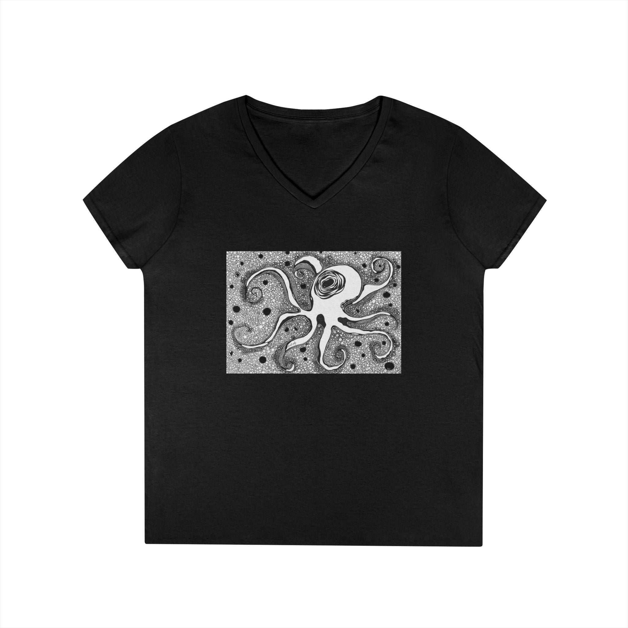 Octopus by Feral Wife - V-Neck T-Shirt