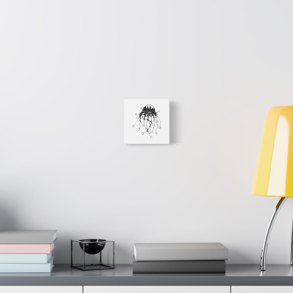 Abstract Black Jellyfish by Feral Wife — Minimal Ocean Wall Art