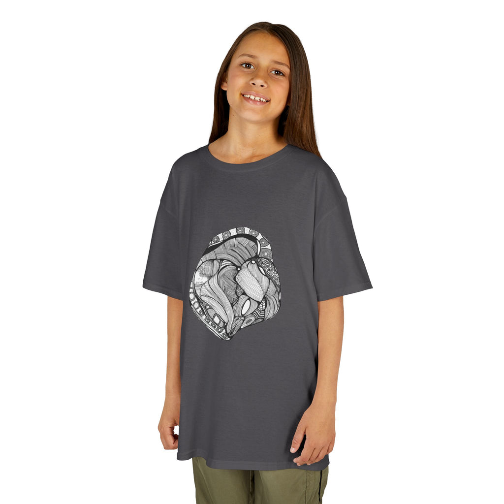 Heart by Feral Wife – Youth Semi-Fitted Style T-Shirt