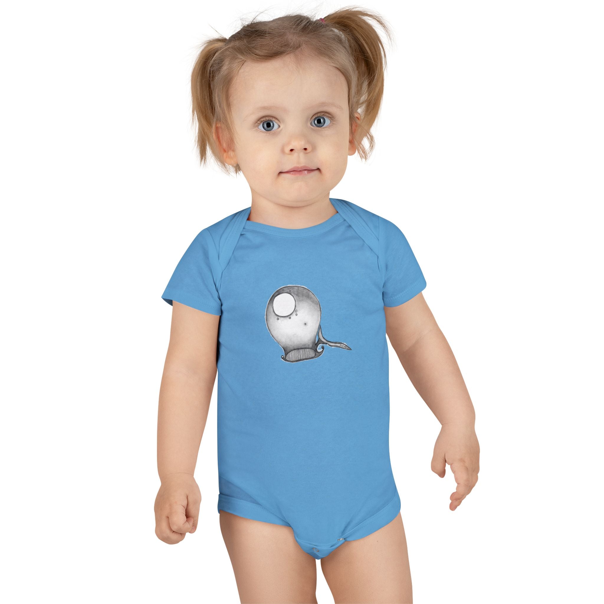 Whale by Feral Wife - Baby Onesie