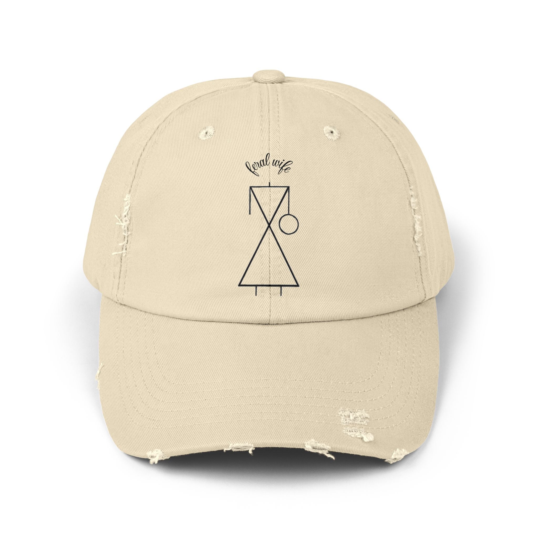 Feral Wife Hat - Trendy Unisex Distressed Cap