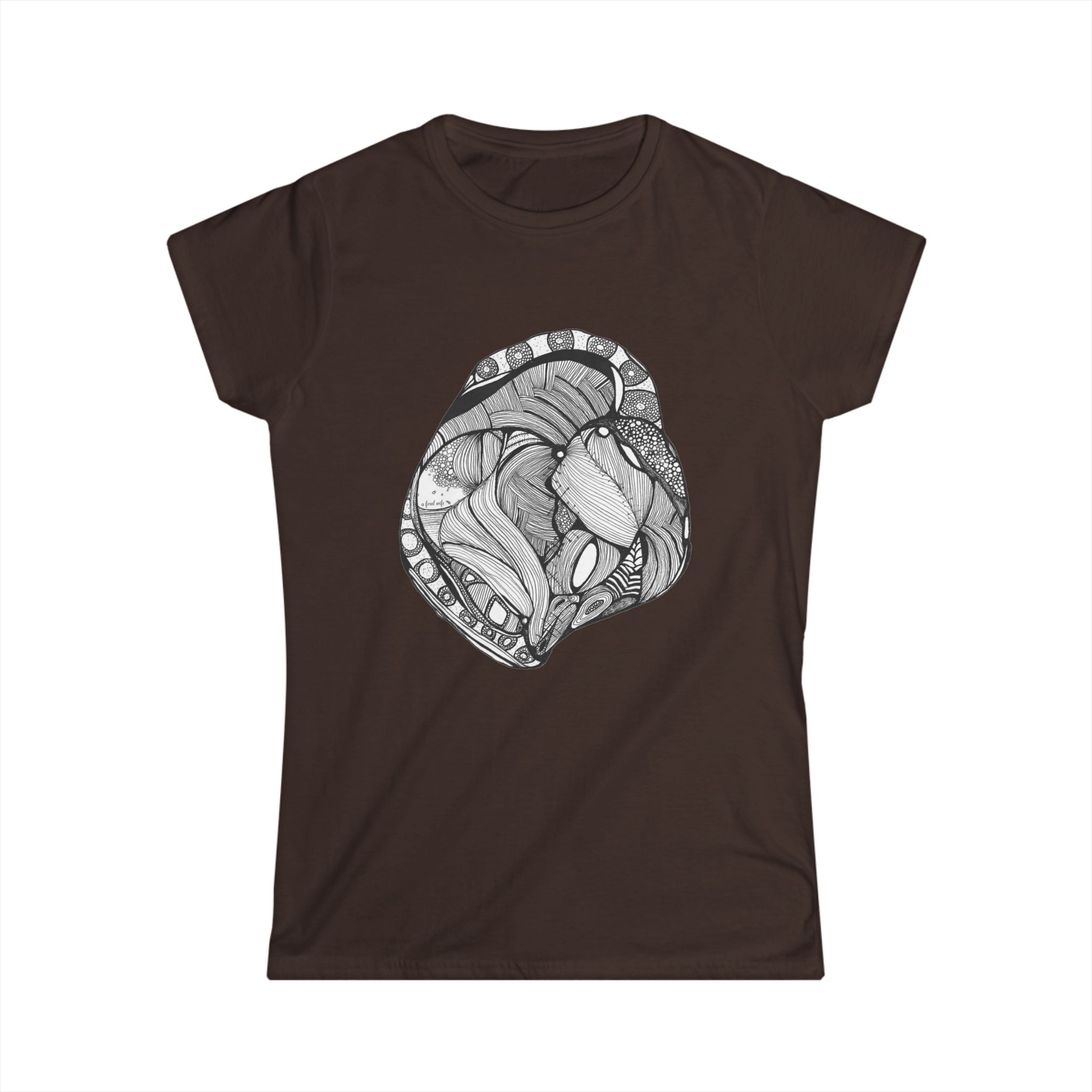 Heart by Feral Wife – Women's Semi-Fitted Style T-Shirt