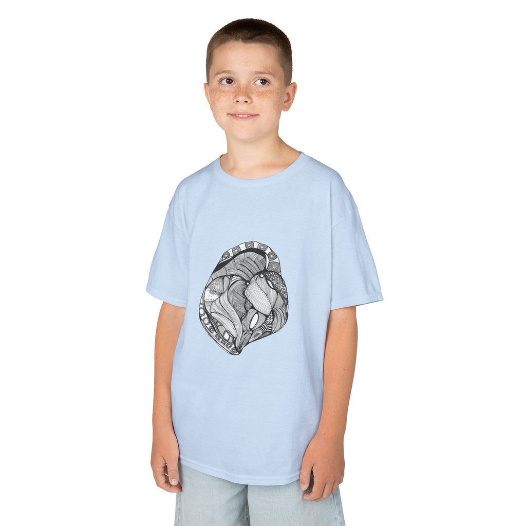 Heart by Feral Wife – Youth Semi-Fitted Style T-Shirt