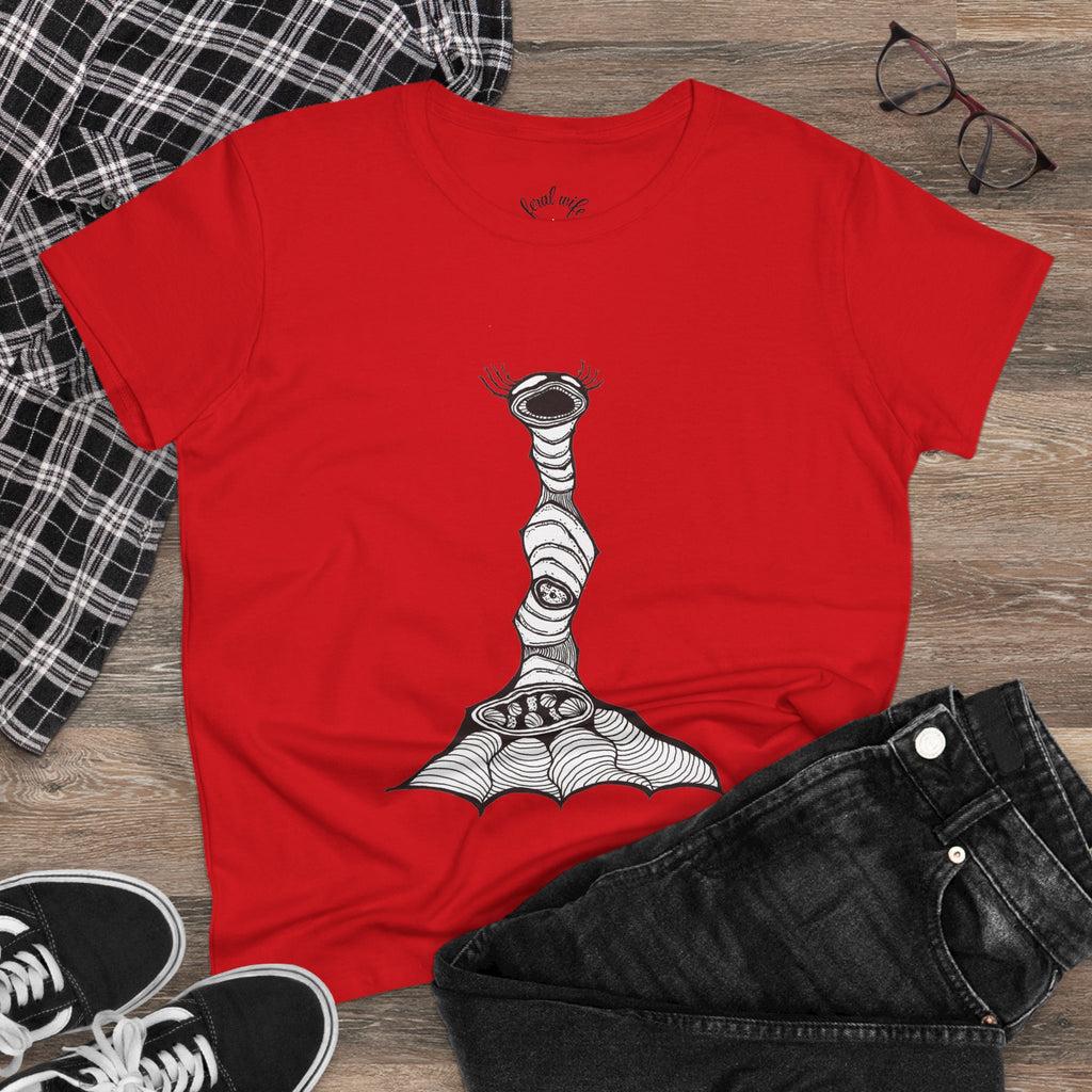 Inch Monster by Feral Wife - Women's Artistic Graphic Tee