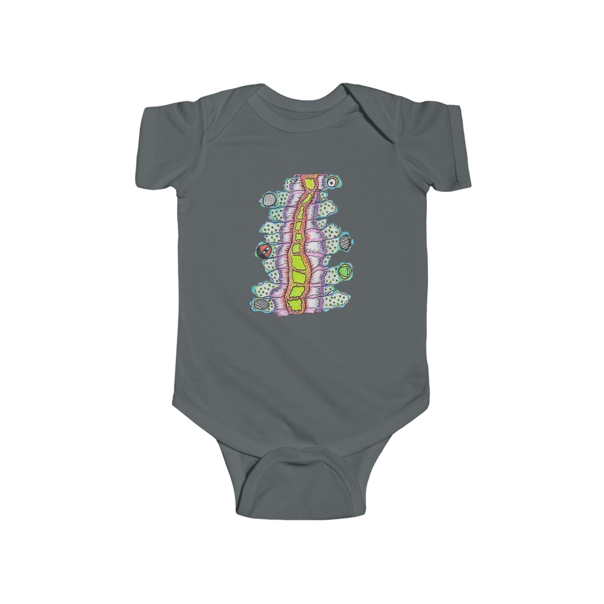 Floyd the Stomach Monster by Feral Wife - Infant Onesie
