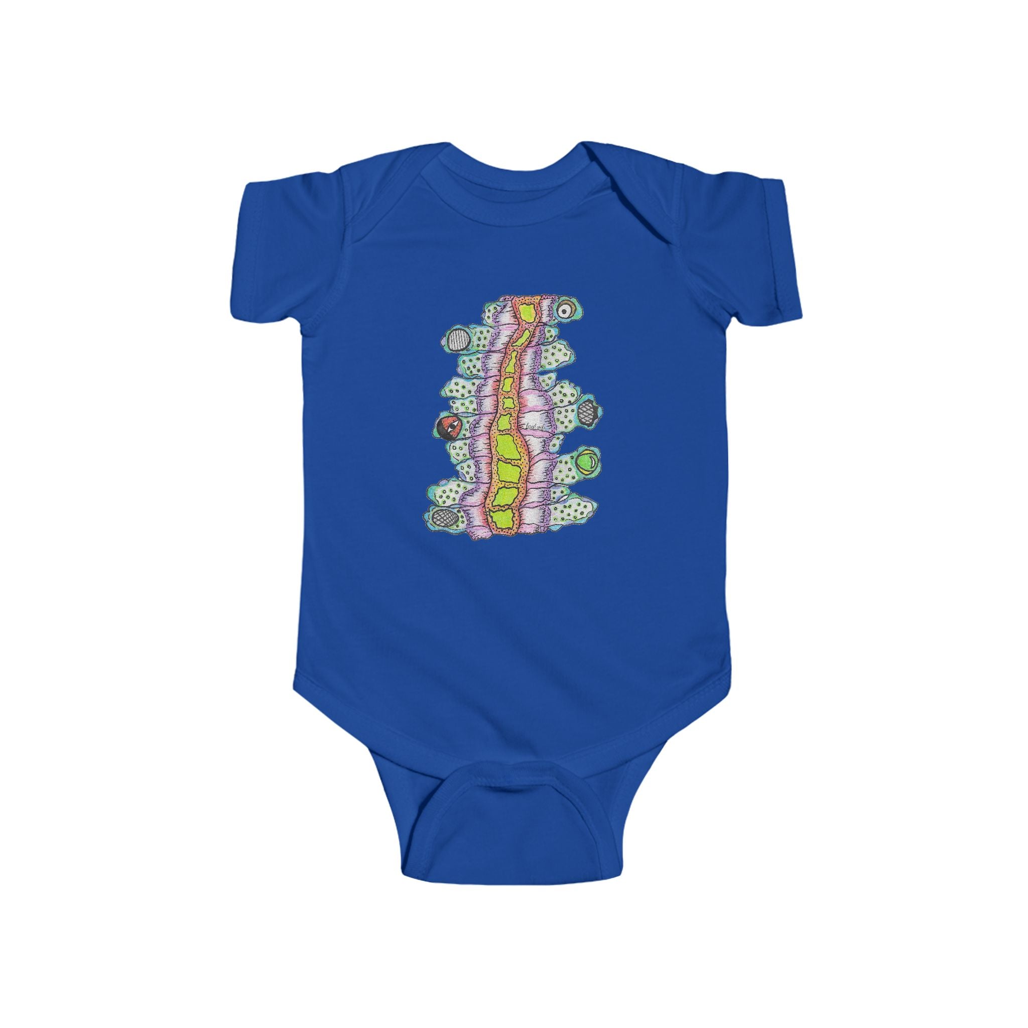 Floyd the Stomach Monster by Feral Wife - Infant Onesie