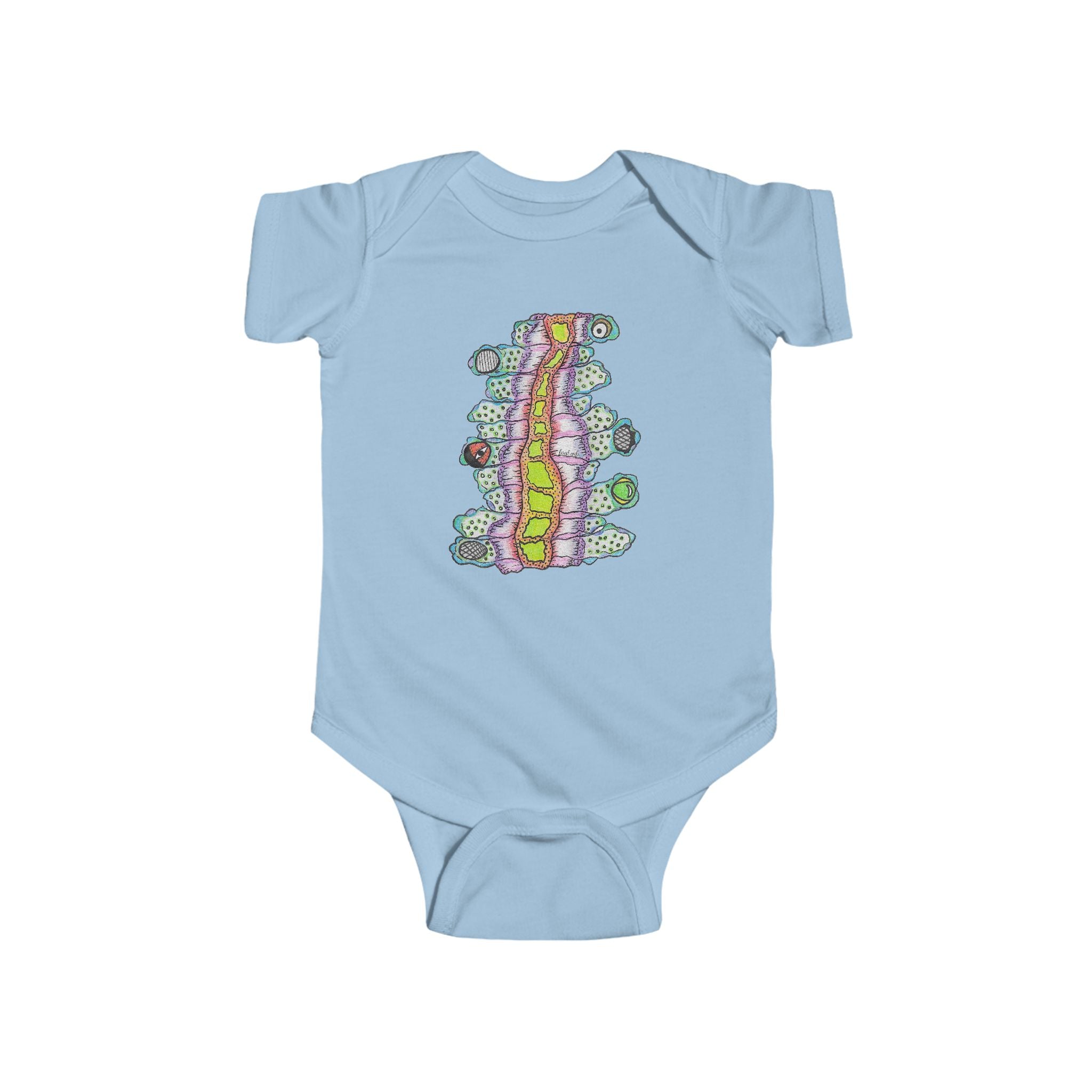 Floyd the Stomach Monster by Feral Wife - Infant Onesie