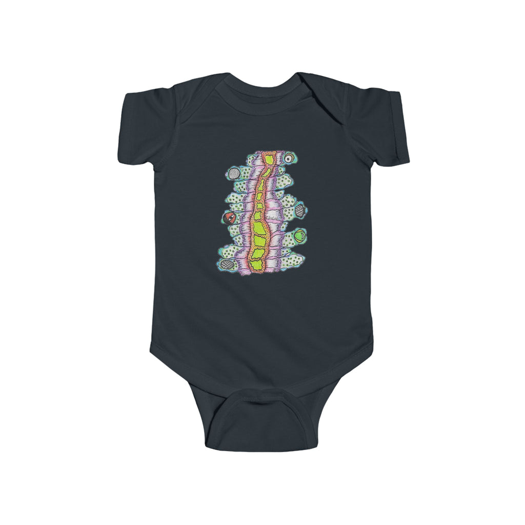 Floyd the Stomach Monster by Feral Wife - Infant Onesie