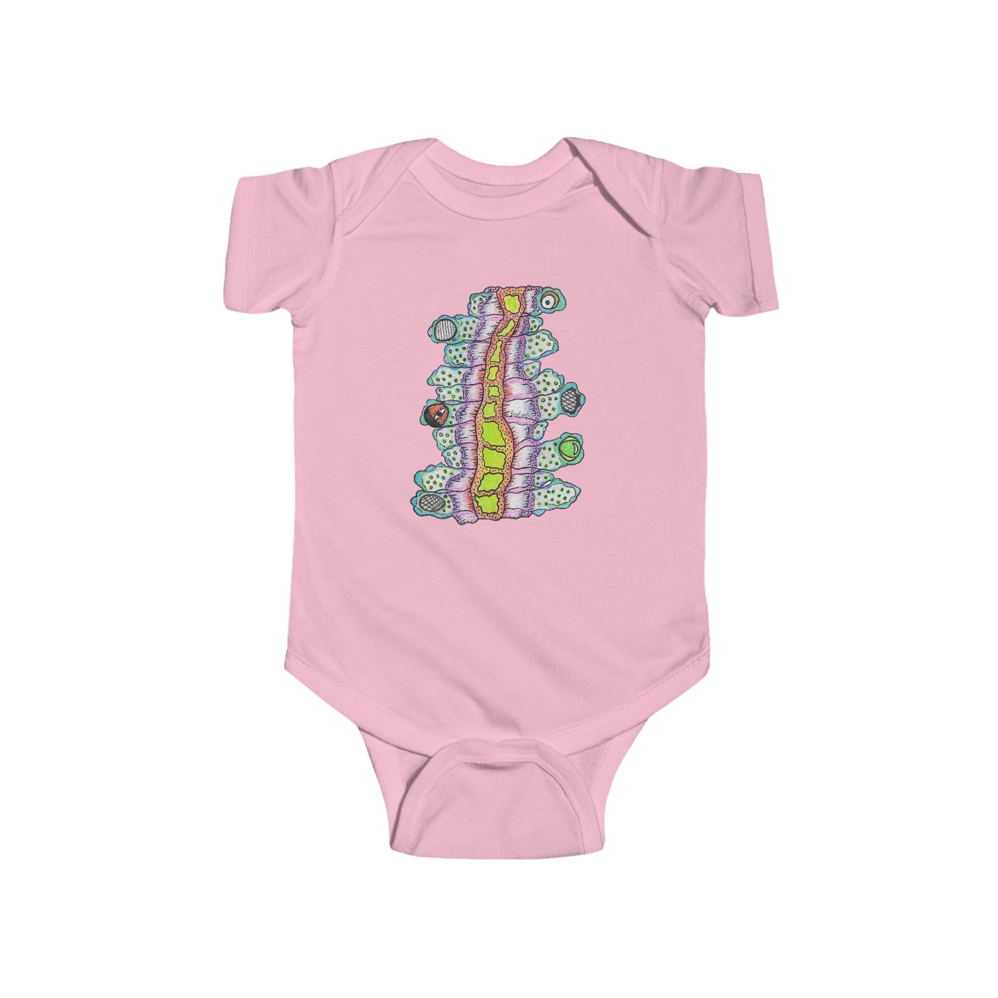 Floyd the Stomach Monster by Feral Wife - Infant Onesie