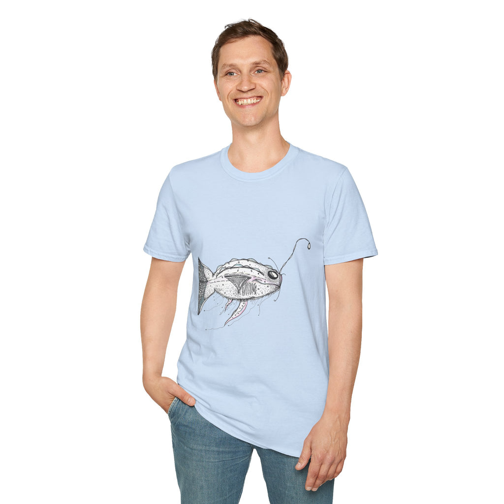 Fishing Adventure by Feral Wife - Unisex Softstyle T-Shirt