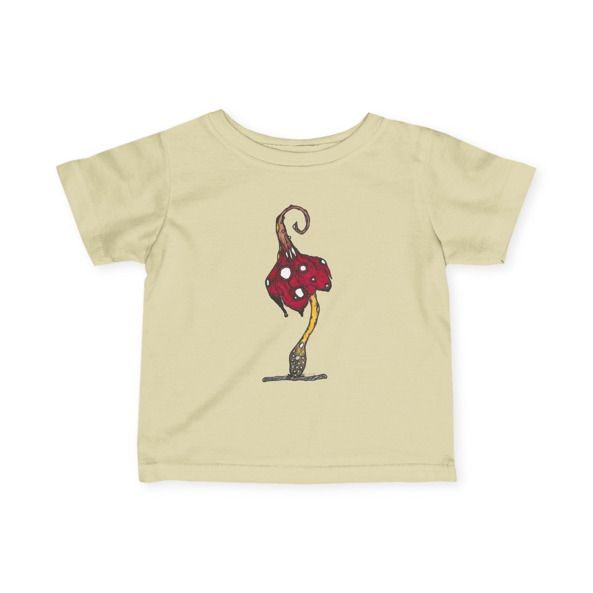 Red Mushroom by Feral Wife - Infant/Toddler Tee