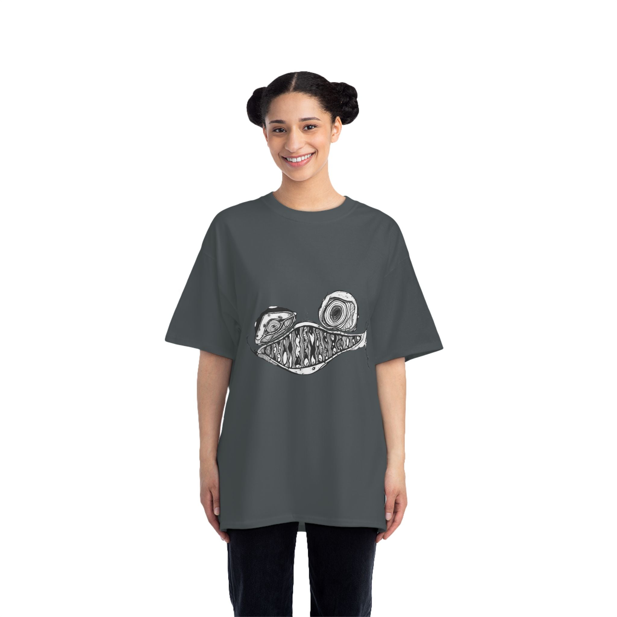 Psycho Fish by Feral Wife - Unisex Softstyle T-Shirt
