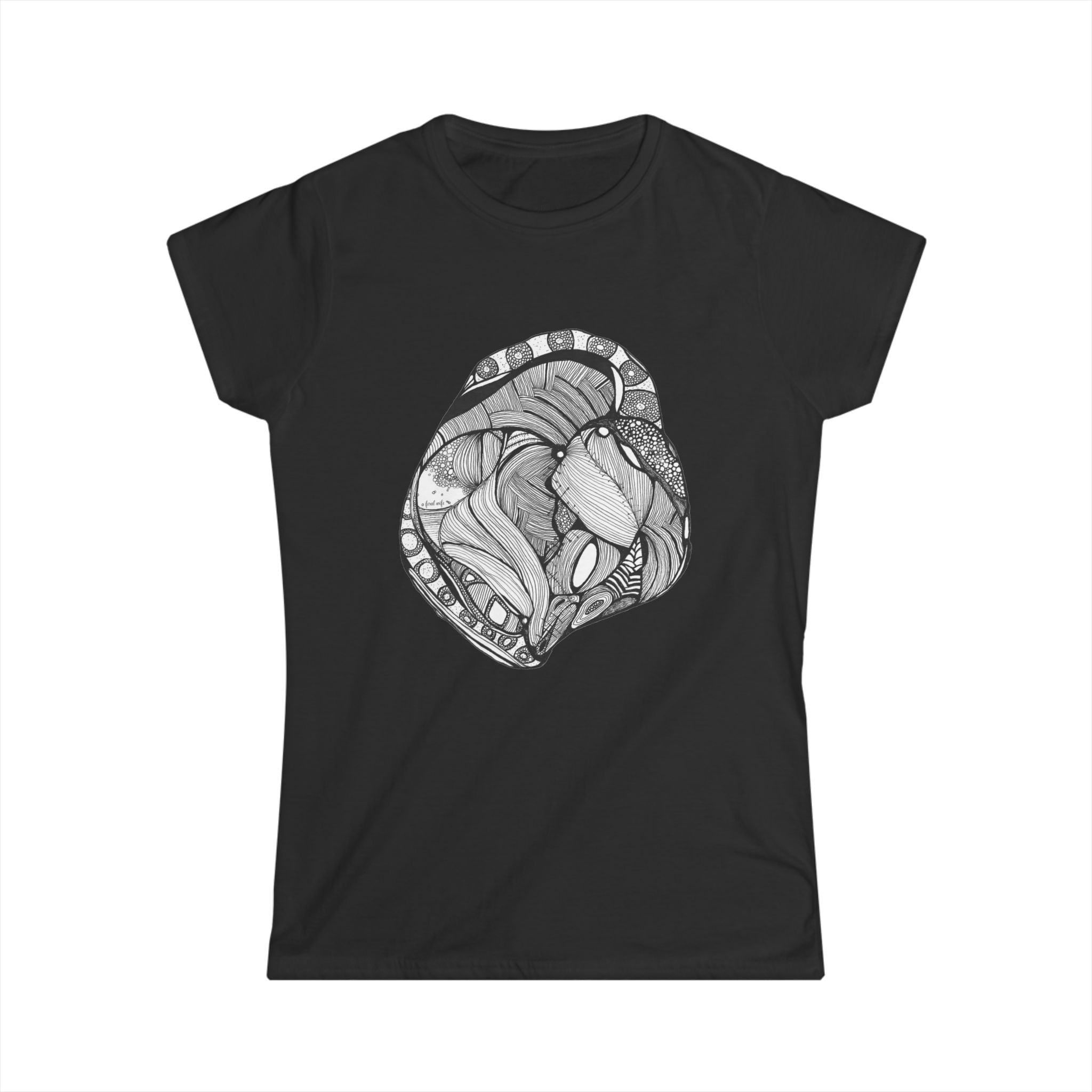 Heart by Feral Wife – Women's Semi-Fitted Style T-Shirt