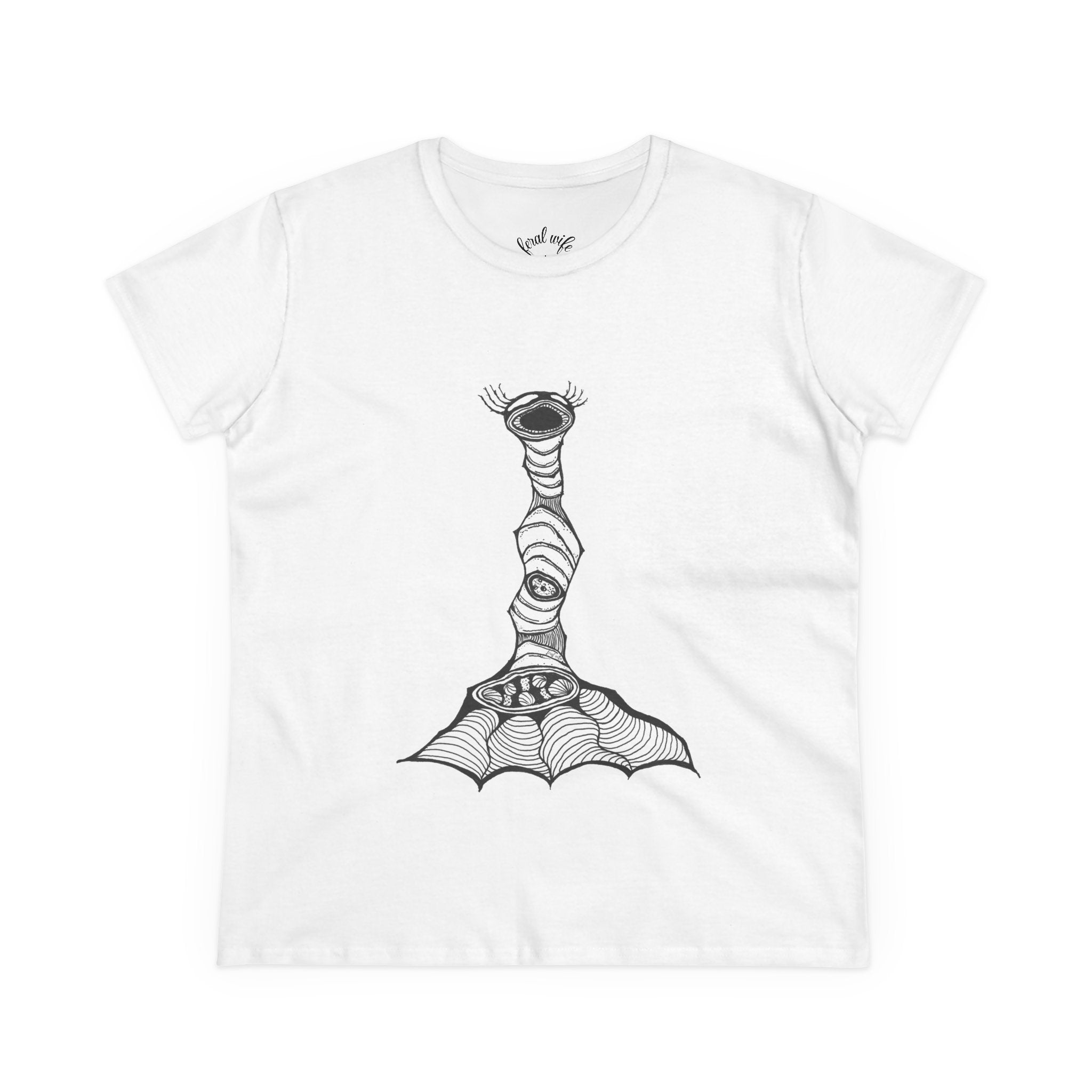 Inch Monster by Feral Wife - Women's Artistic Graphic Tee