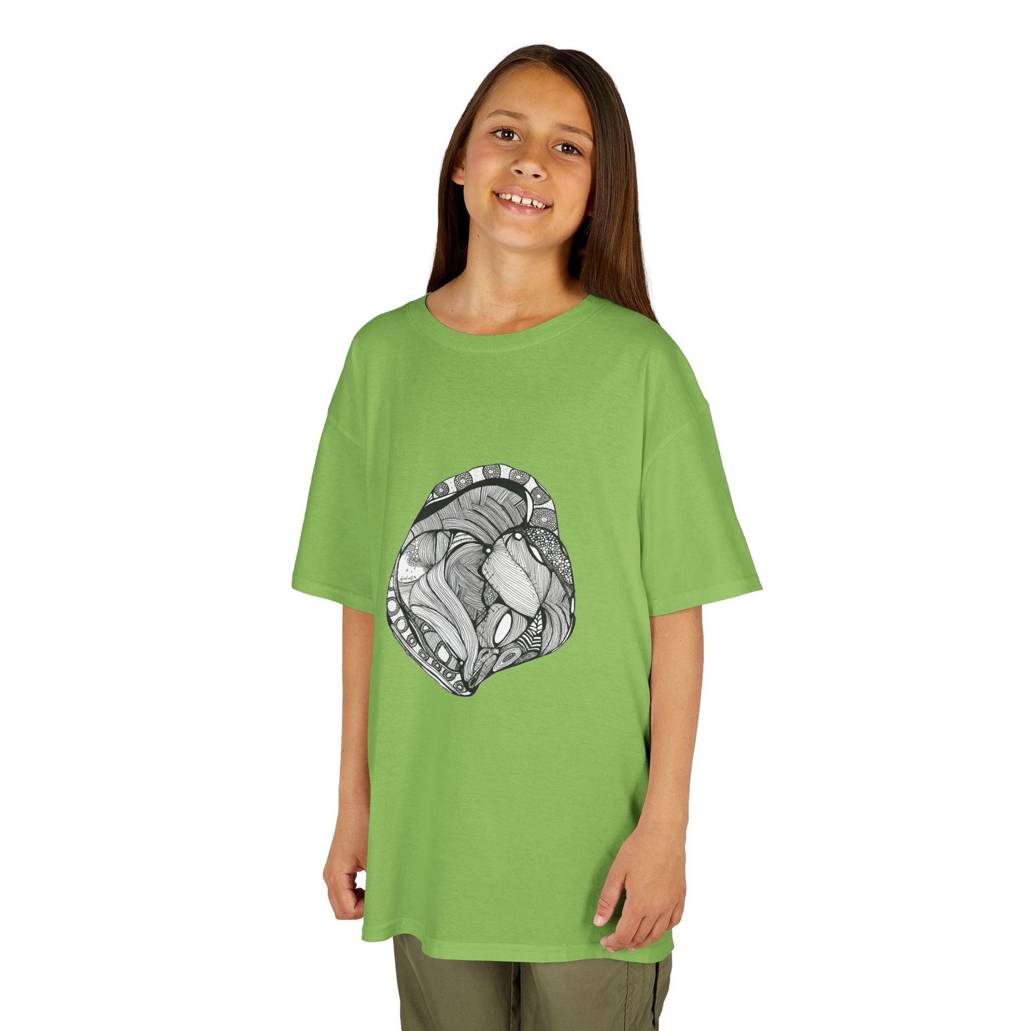 Heart by Feral Wife – Youth Semi-Fitted Style T-Shirt