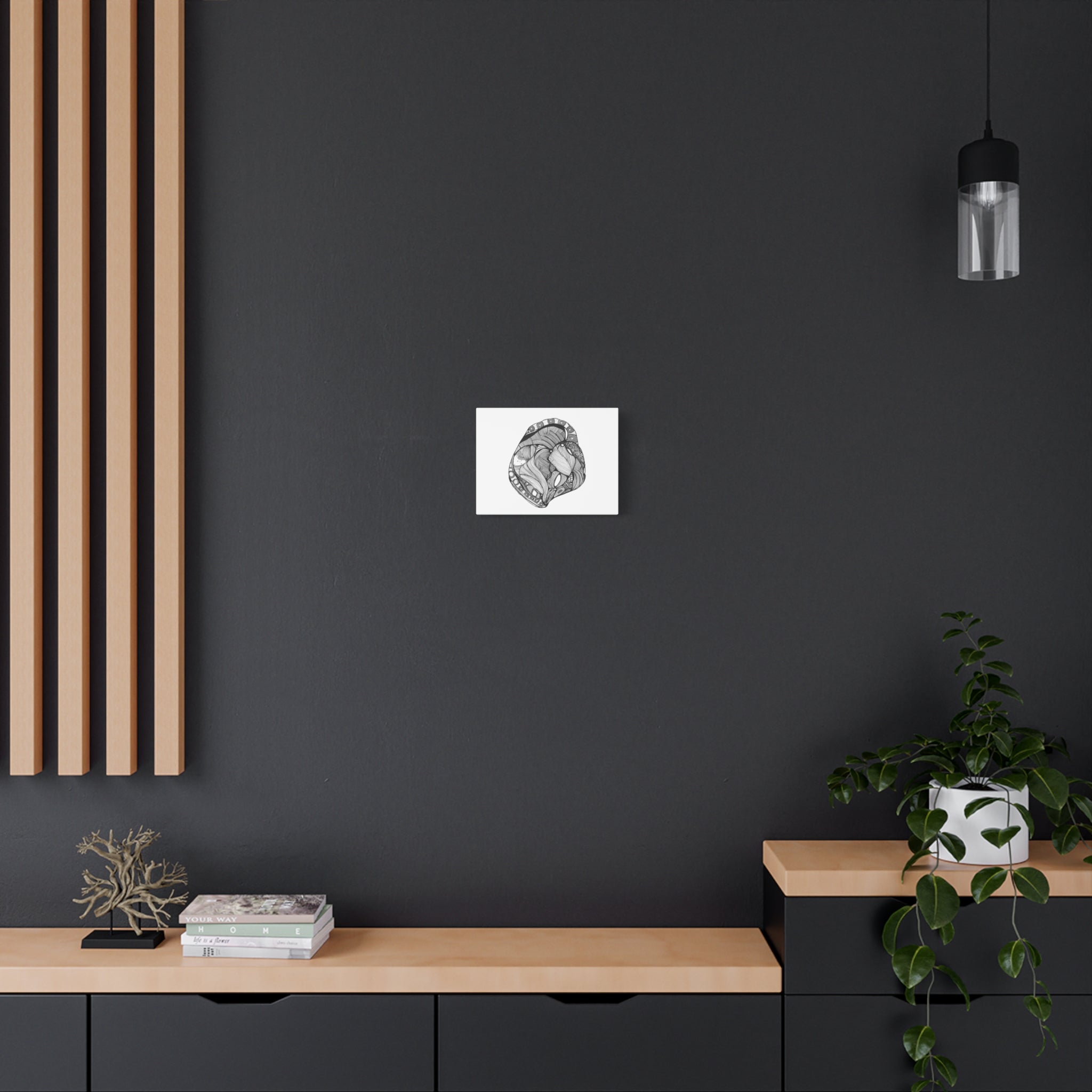 Heart by Feral Wife - Stretched Canvas Wall Art