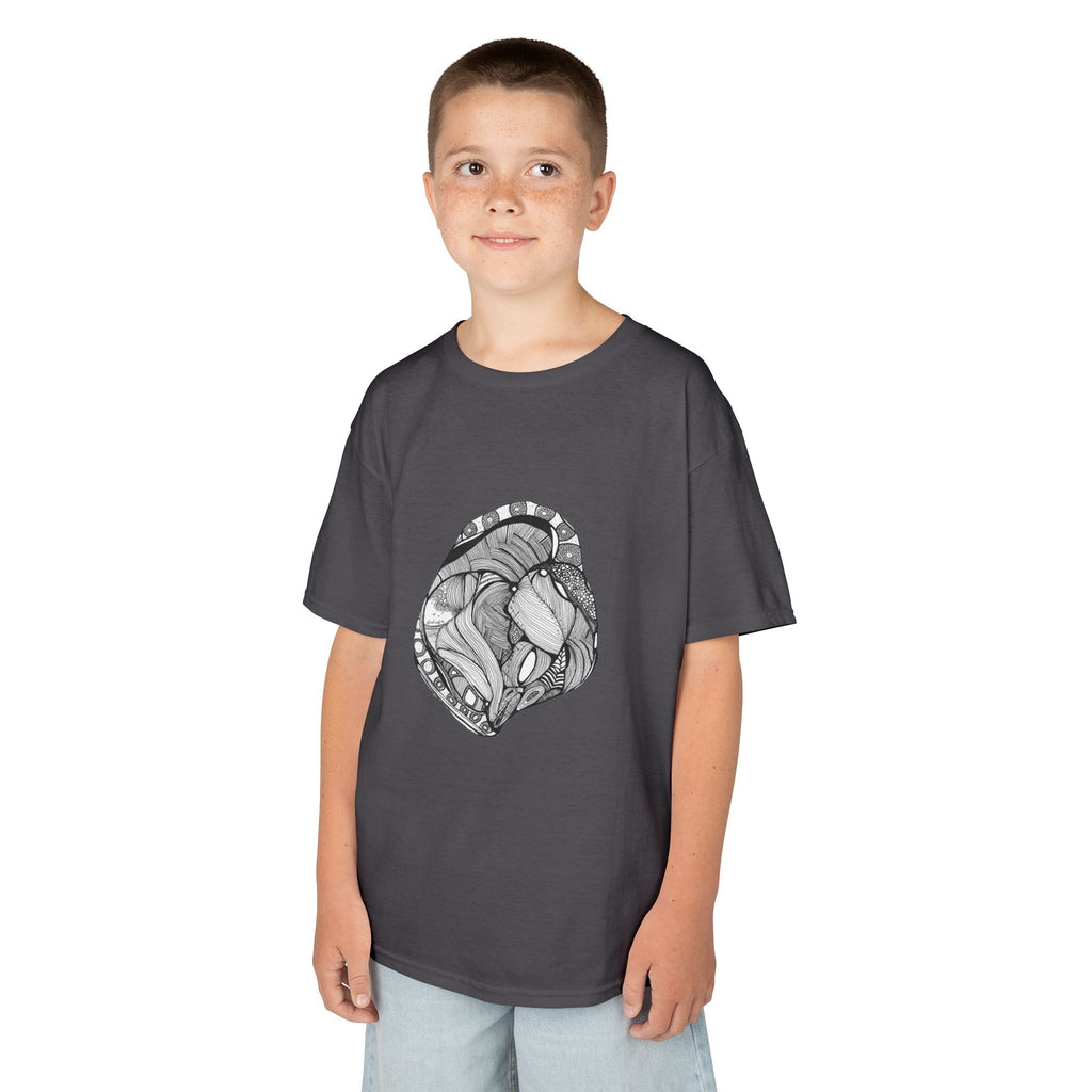 Heart by Feral Wife – Youth Semi-Fitted Style T-Shirt