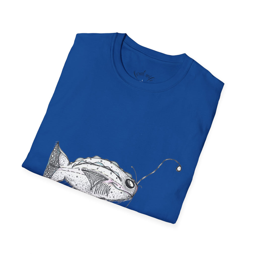 Fishing Adventure by Feral Wife - Unisex Softstyle T-Shirt