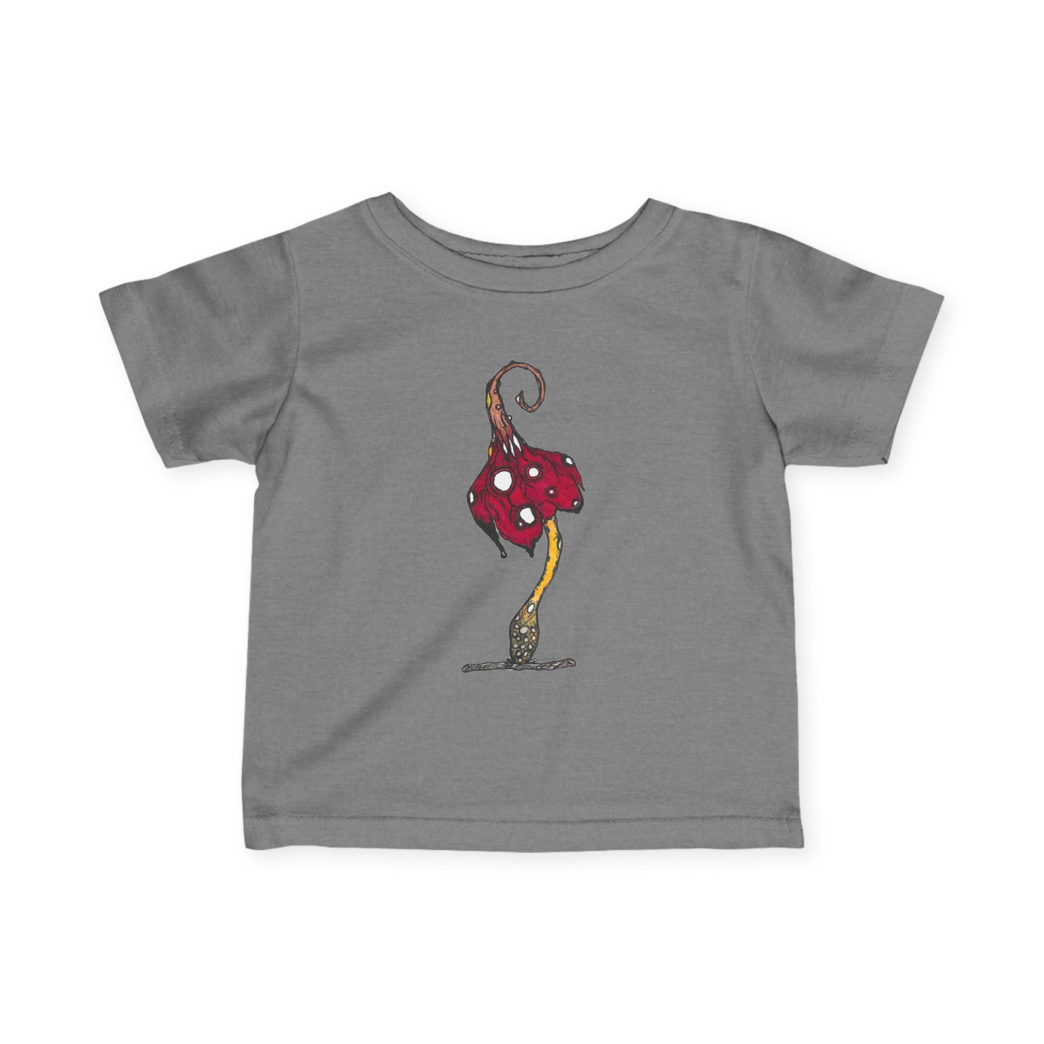 Red Mushroom by Feral Wife - Infant/Toddler Tee