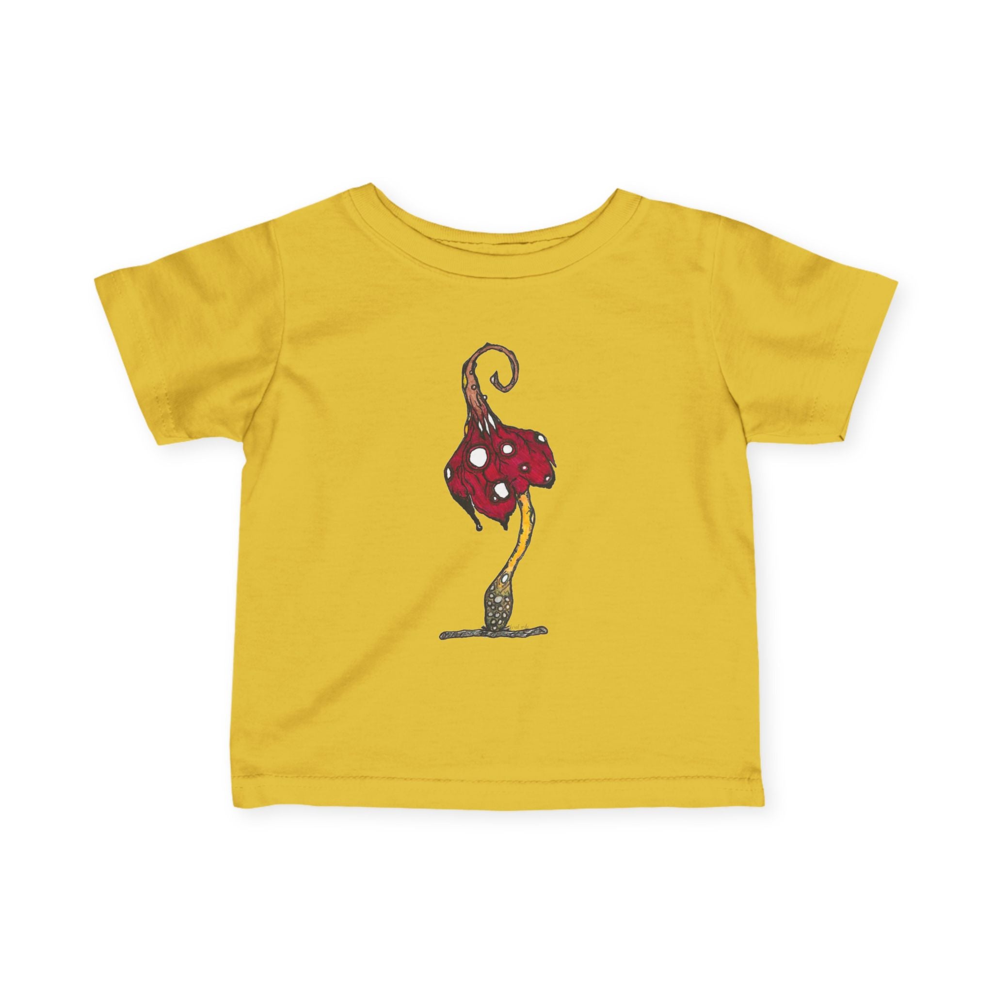 Red Mushroom by Feral Wife - Infant/Toddler Tee