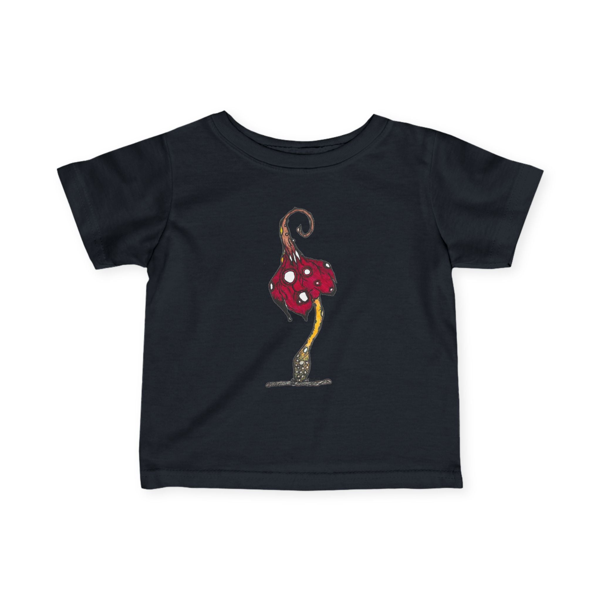 Red Mushroom by Feral Wife - Infant/Toddler Tee
