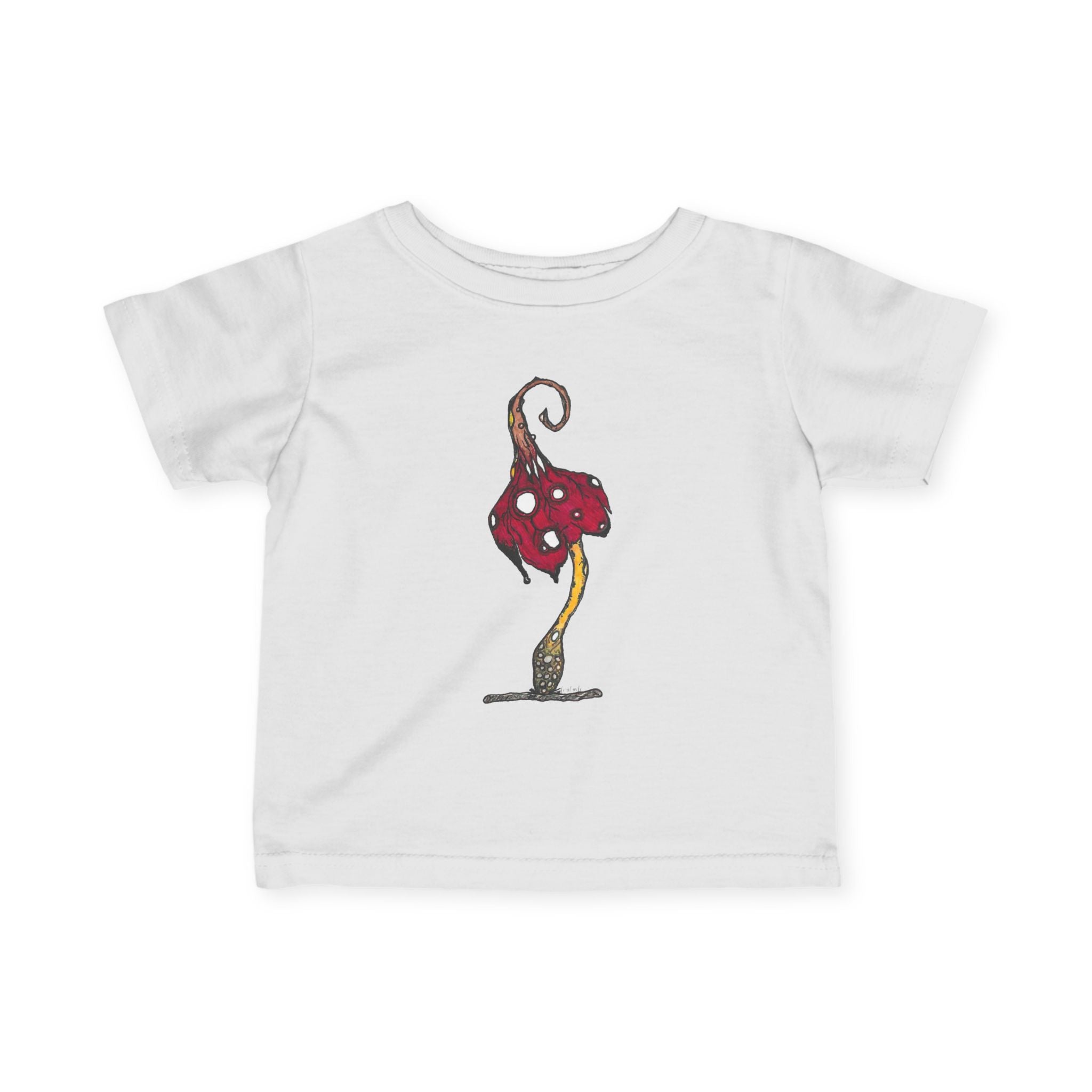 Red Mushroom by Feral Wife - Infant/Toddler Tee