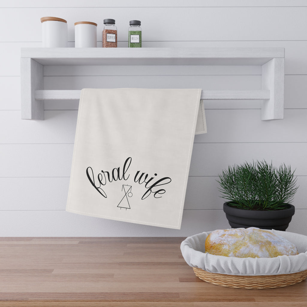 Feral Wife Cotton Tea Towel