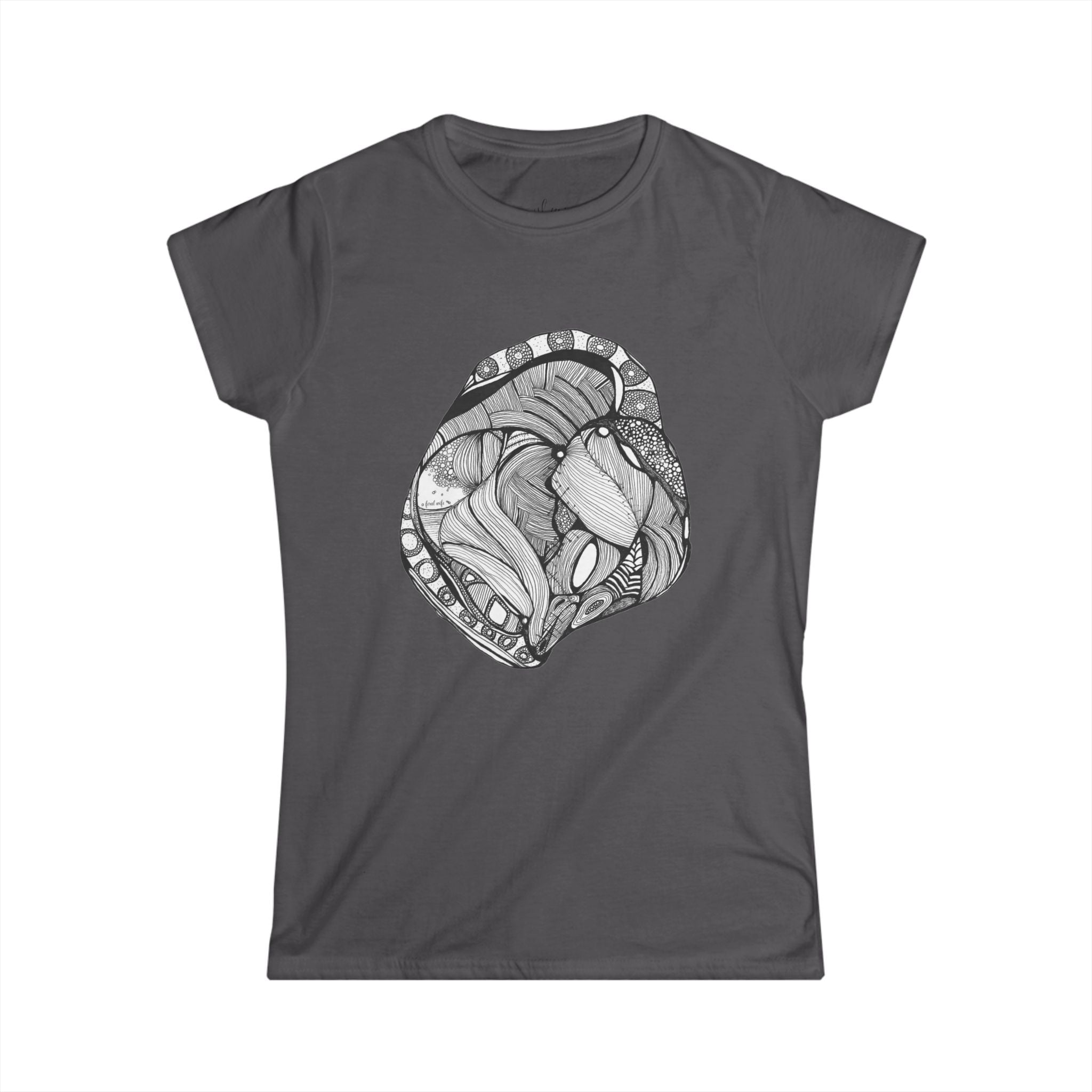 Heart by Feral Wife – Women's Semi-Fitted Style T-Shirt