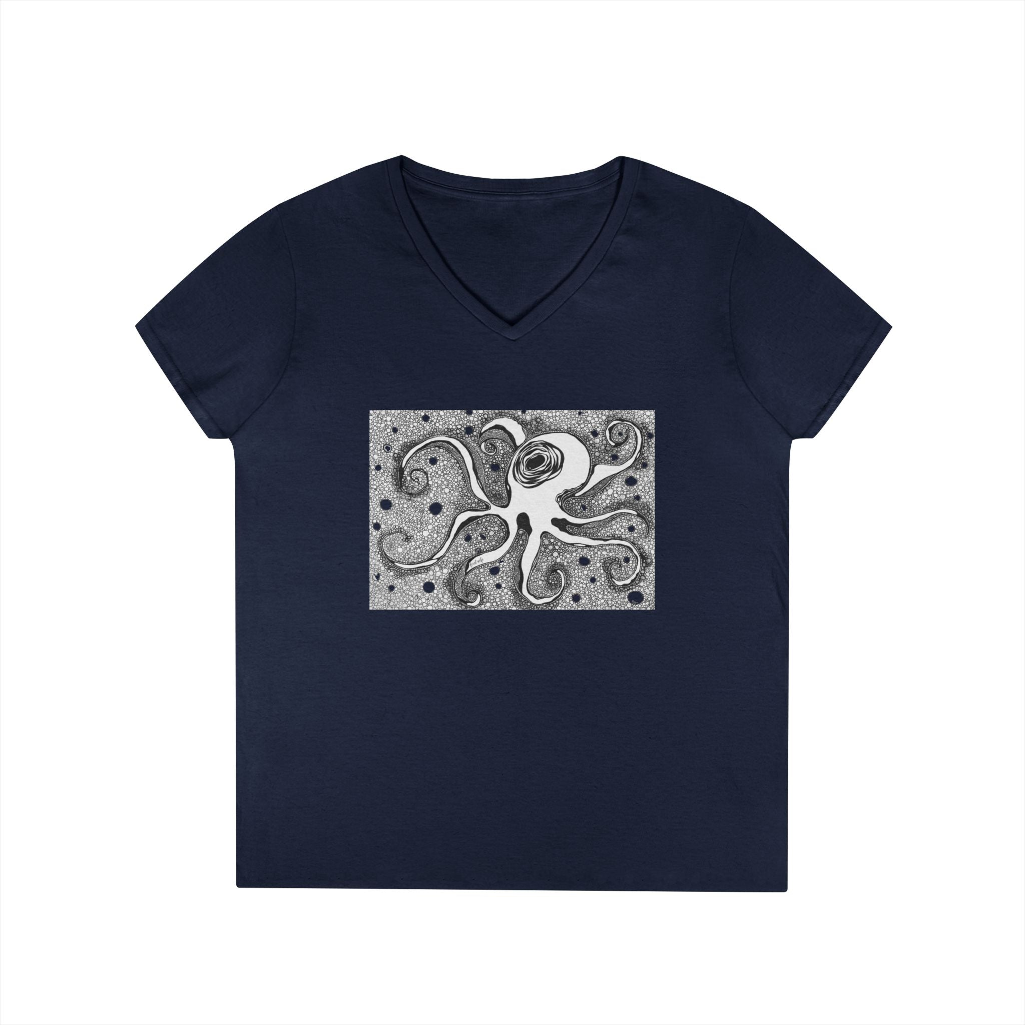 Octopus by Feral Wife - V-Neck T-Shirt