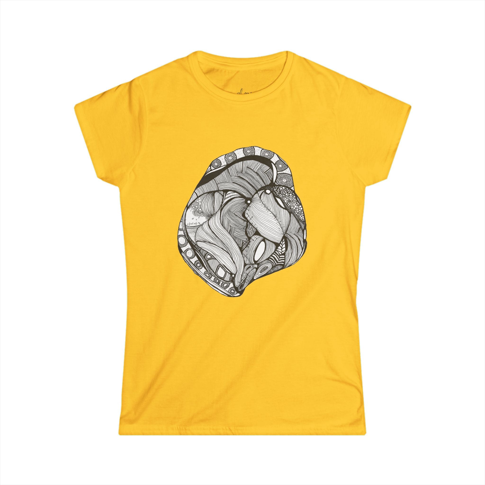 Heart by Feral Wife – Women's Semi-Fitted Style T-Shirt