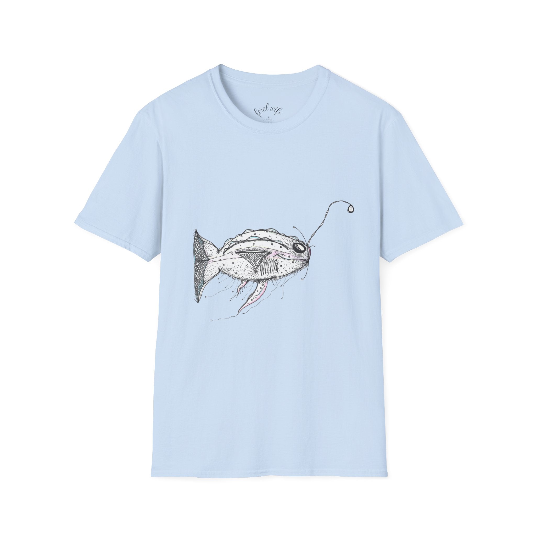 Fishing Adventure by Feral Wife - Unisex Softstyle T-Shirt