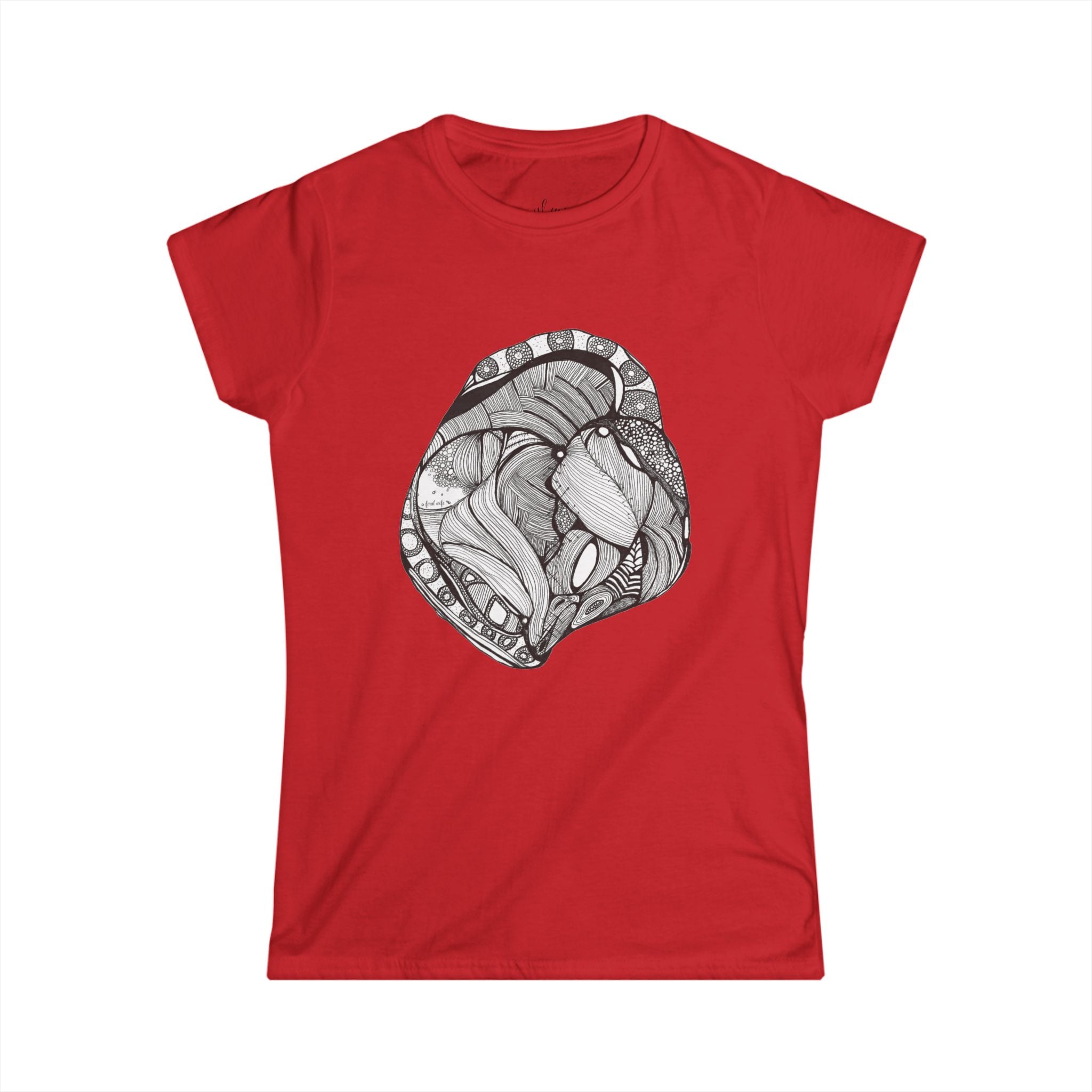 Heart by Feral Wife – Women's Semi-Fitted Style T-Shirt