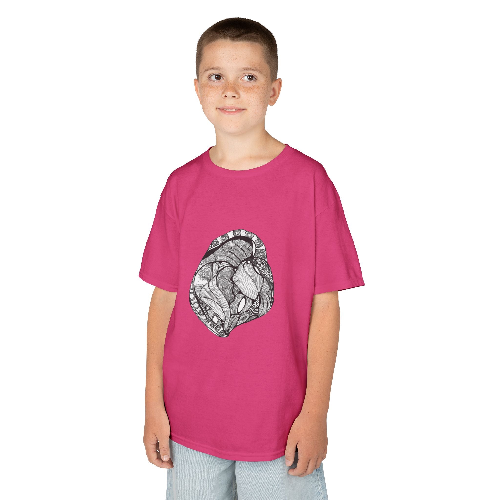 Heart by Feral Wife – Youth Semi-Fitted Style T-Shirt