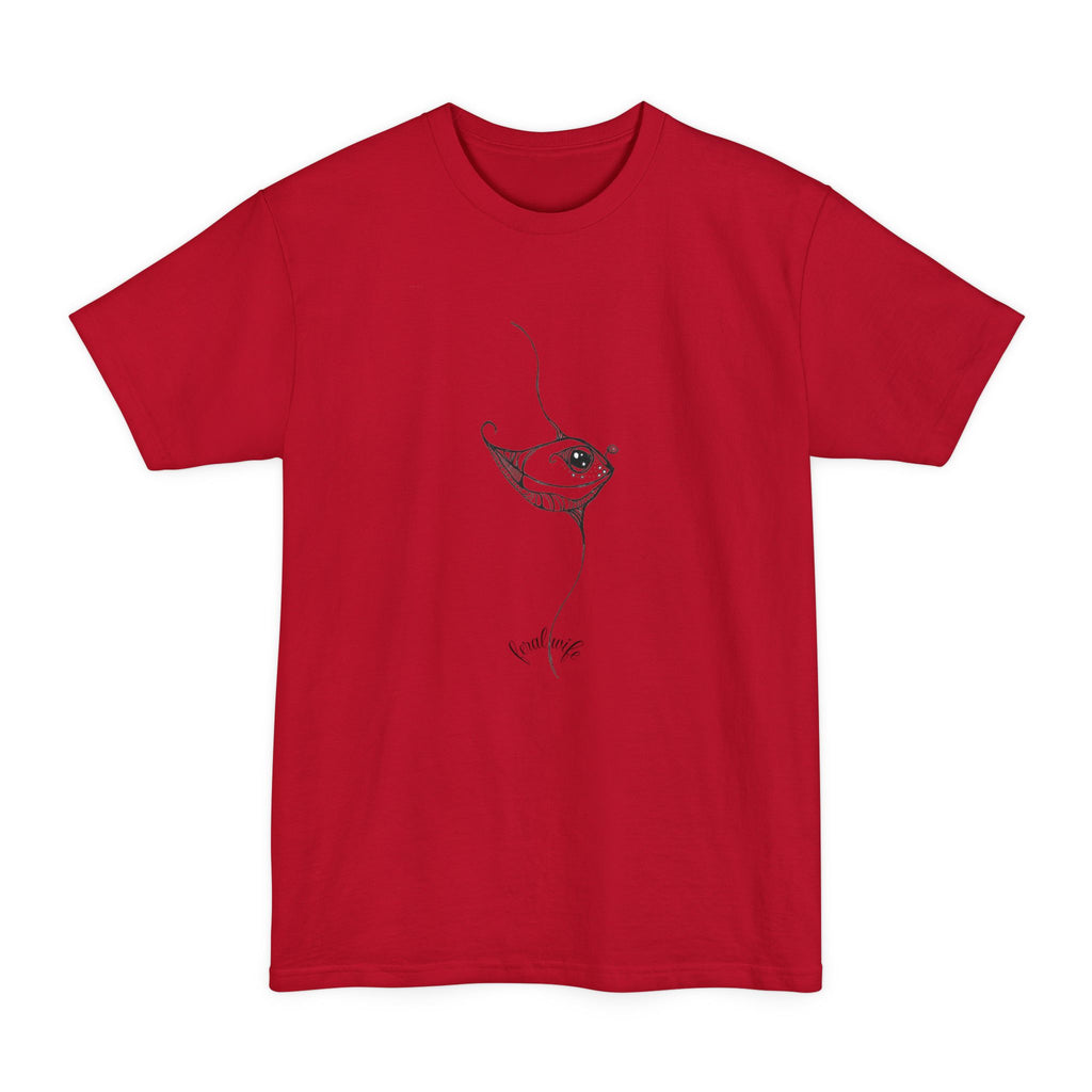 Pretty Phish by Feral Wife — Big & Tall Hand-Drawn Ocean Art Tee
