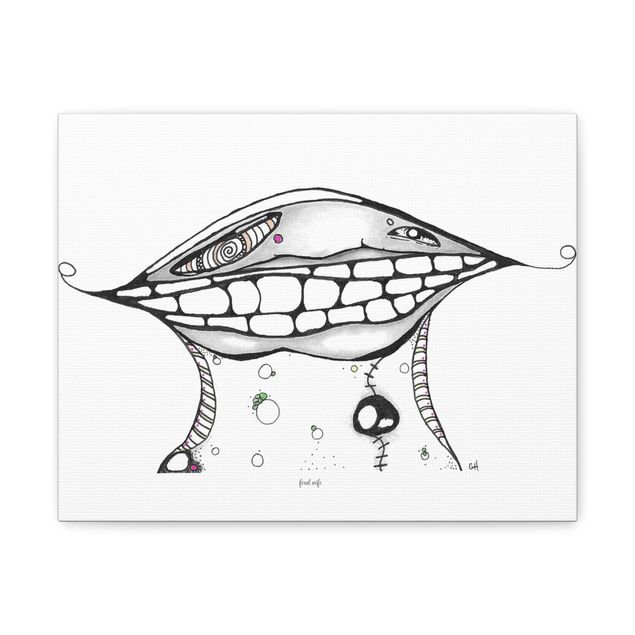 Mushroom Mouth By Feral Wife