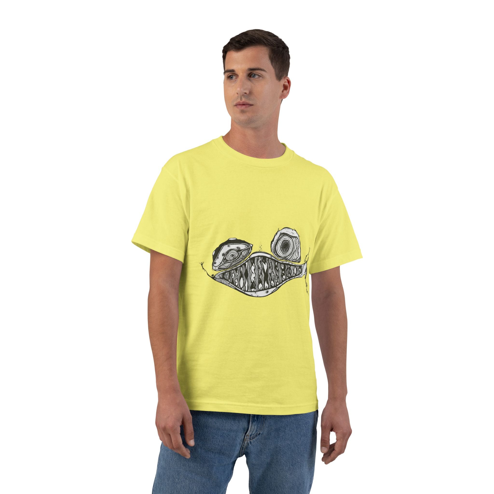Psycho Fish by Feral Wife - Unisex Softstyle T-Shirt