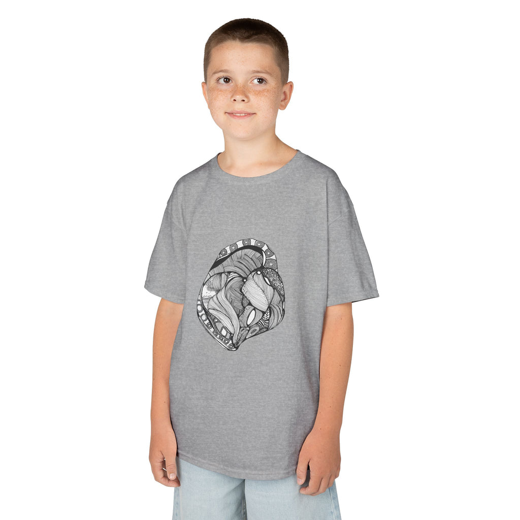Heart by Feral Wife – Youth Semi-Fitted Style T-Shirt