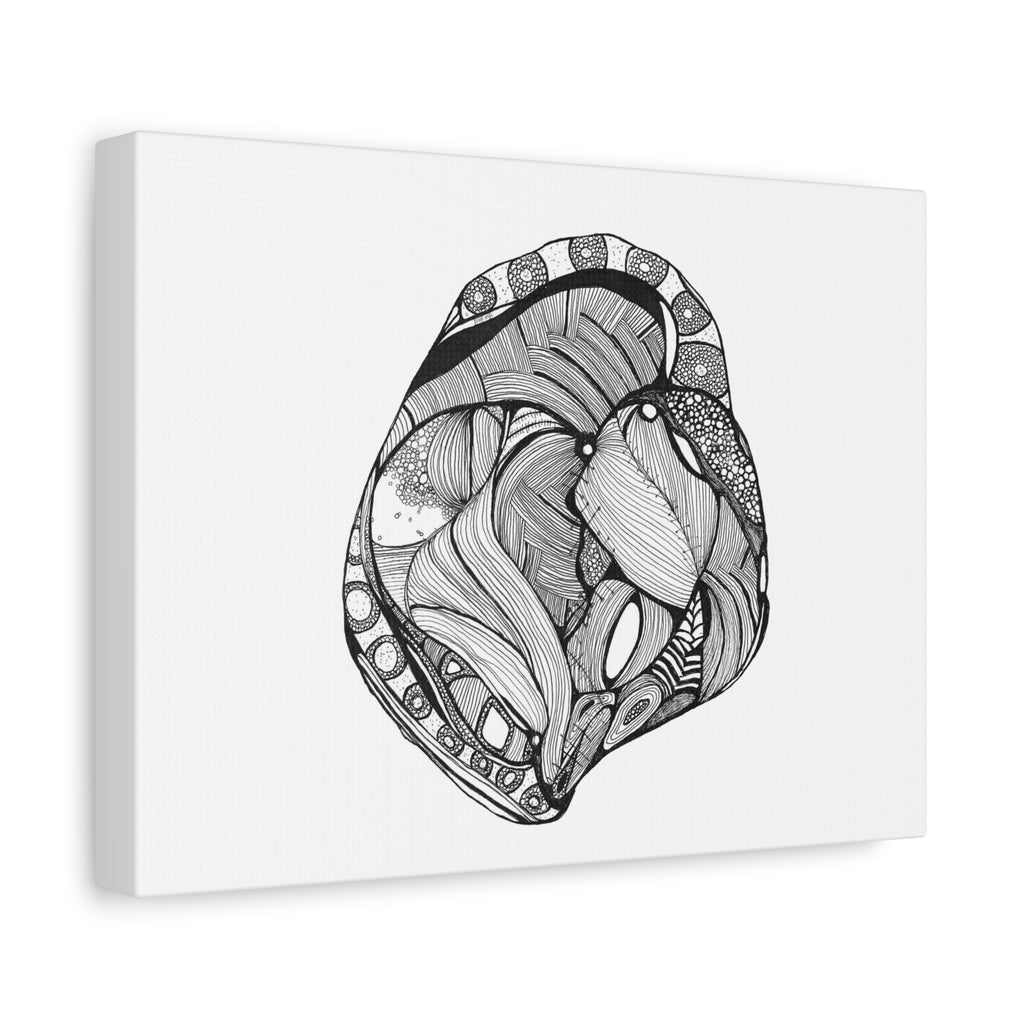 Heart by Feral Wife - Stretched Canvas Wall Art