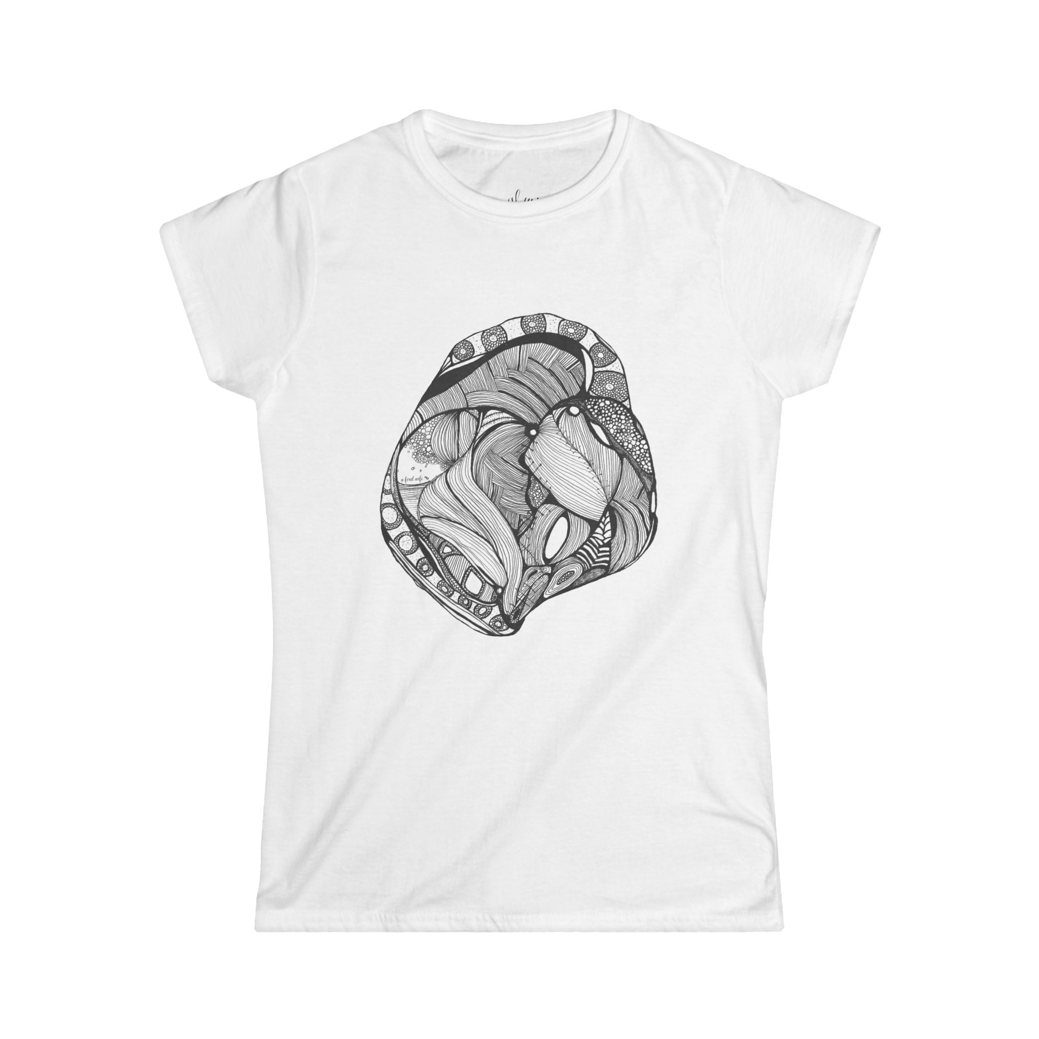 Heart by Feral Wife – Women's Semi-Fitted Style T-Shirt