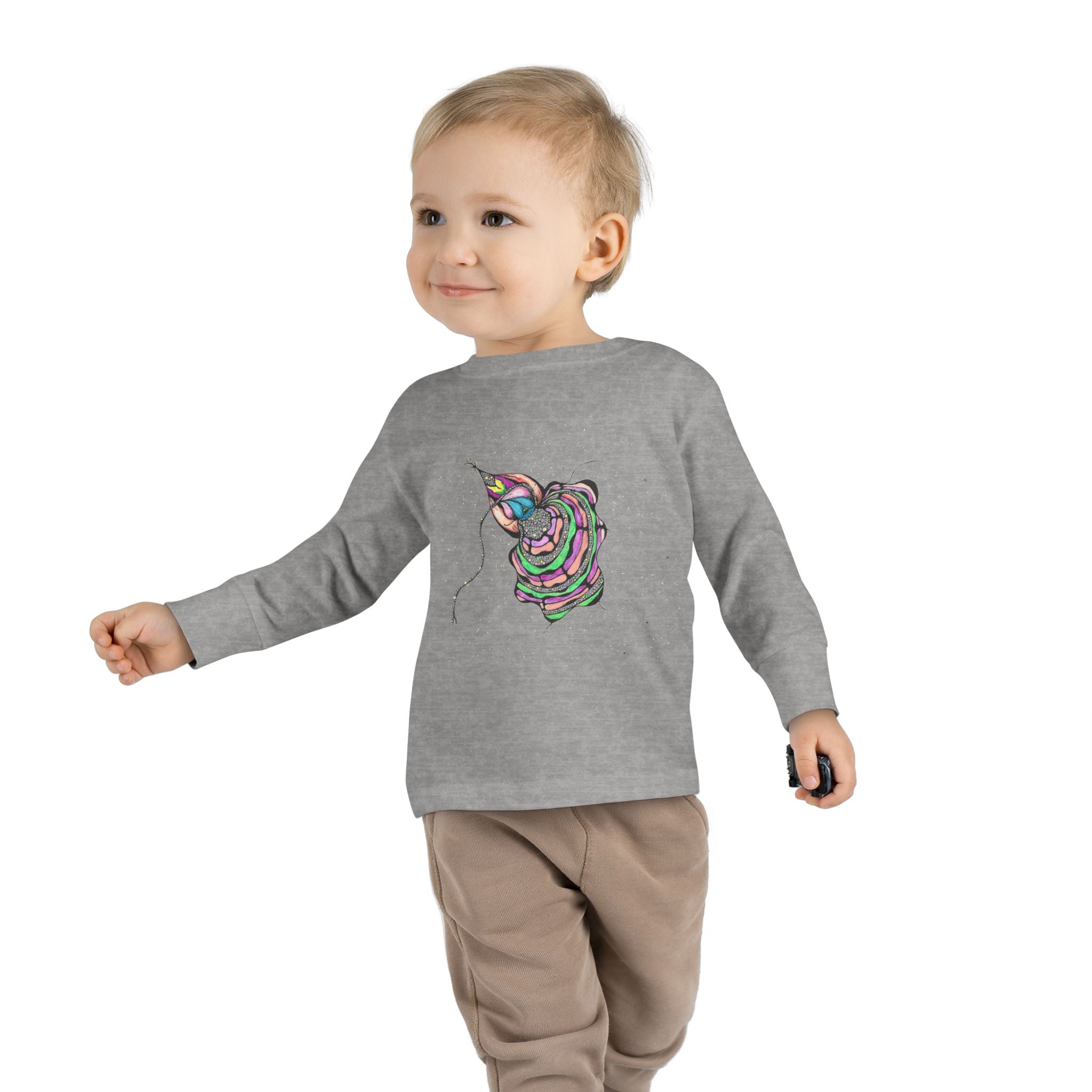 Sea Creature by Feral Wife - Colorful Toddler Long Sleeve Tee