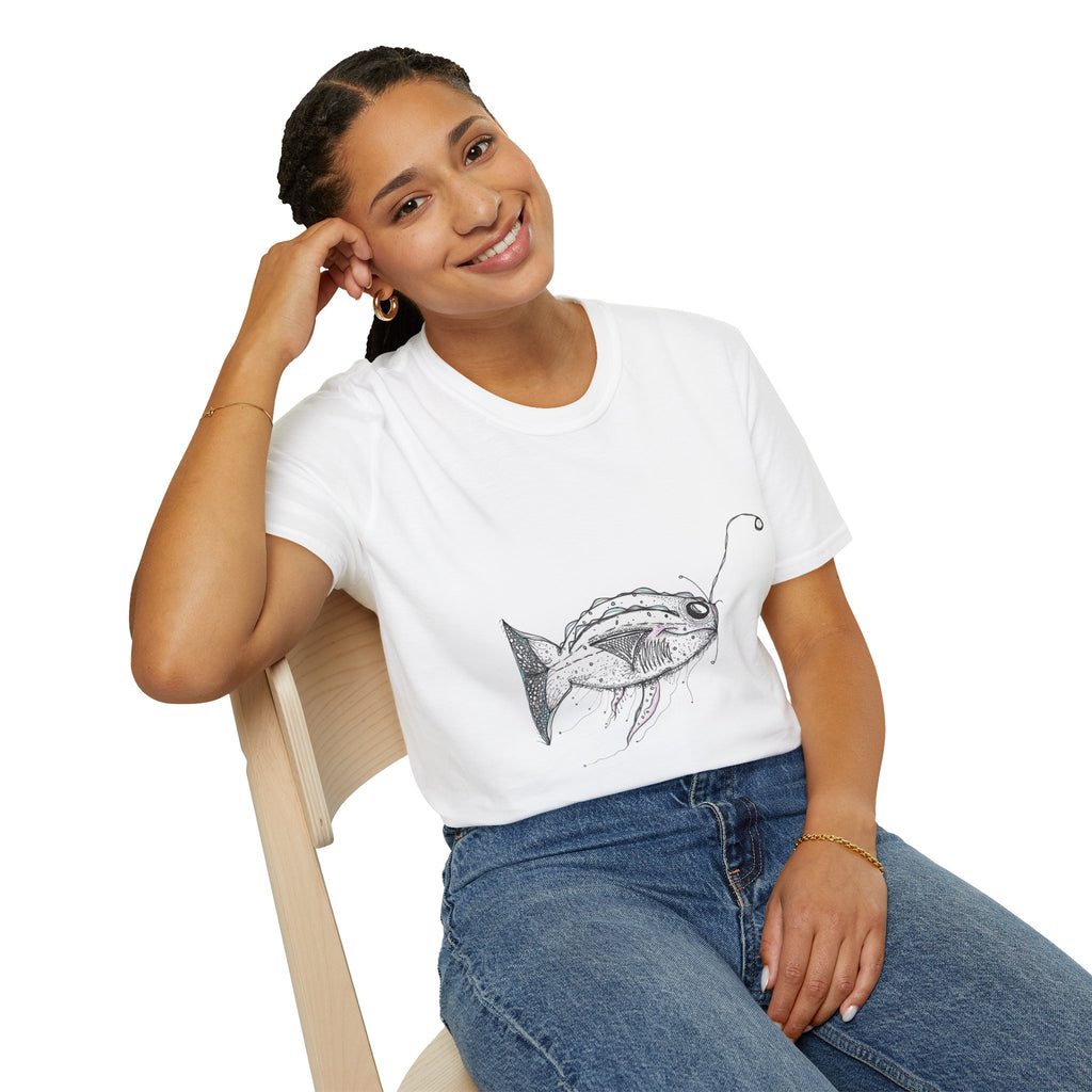 Fishing Adventure by Feral Wife - Unisex Softstyle T-Shirt