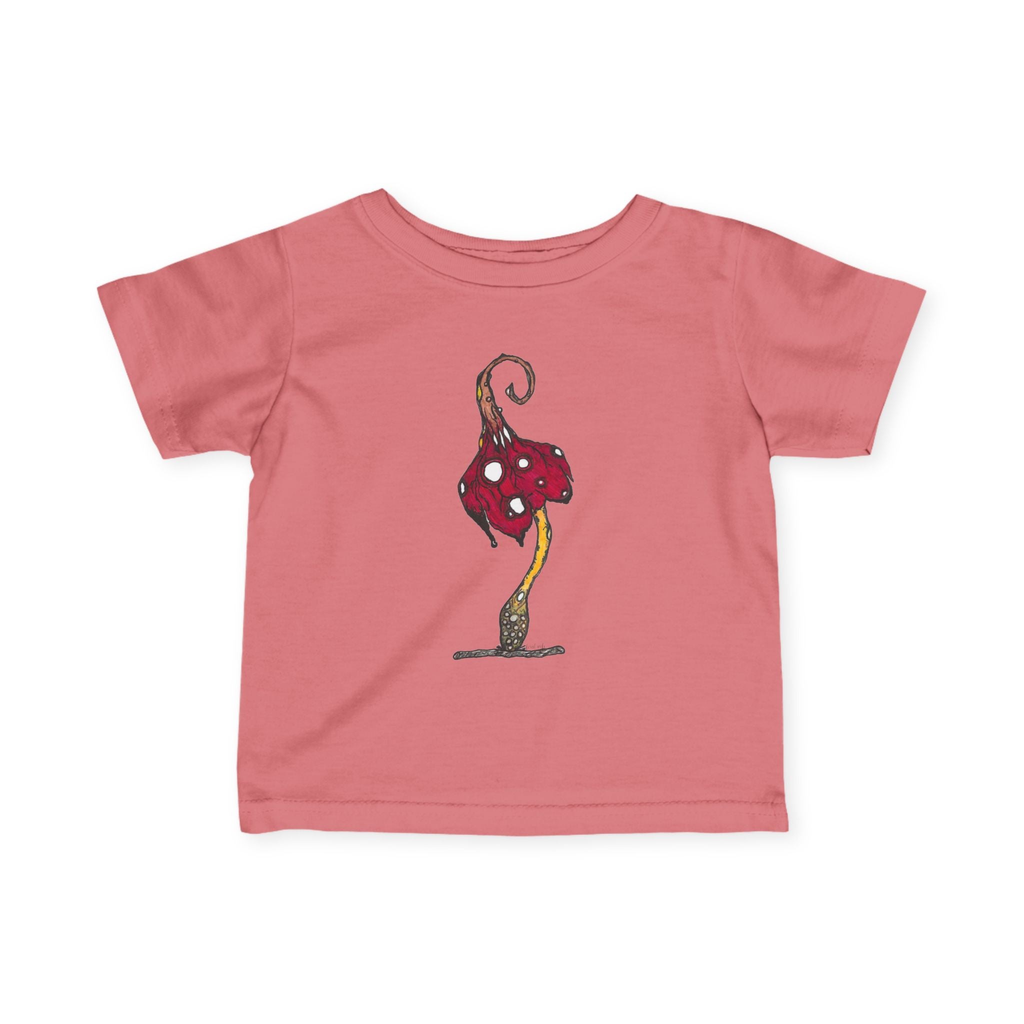 Red Mushroom by Feral Wife - Infant/Toddler Tee