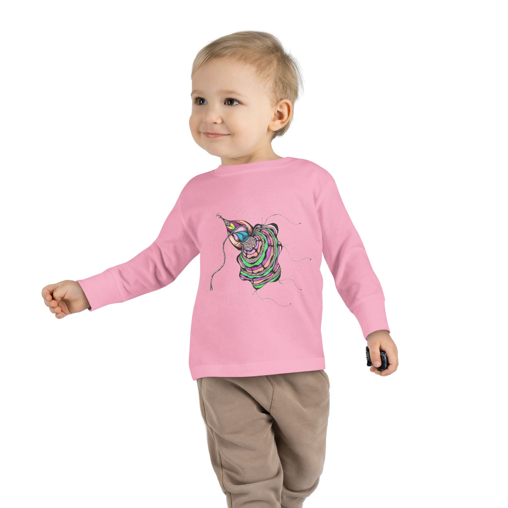 Sea Creature by Feral Wife - Colorful Toddler Long Sleeve Tee
