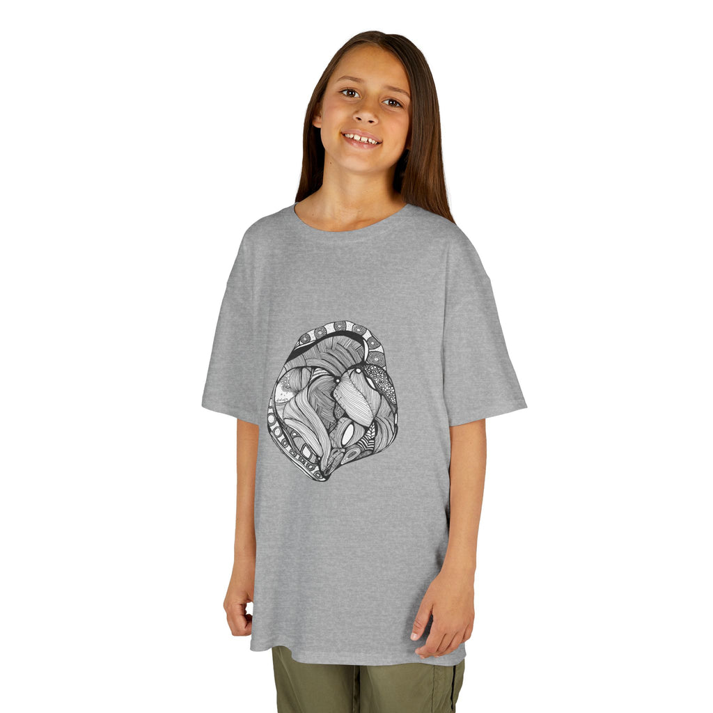 Heart by Feral Wife – Youth Semi-Fitted Style T-Shirt
