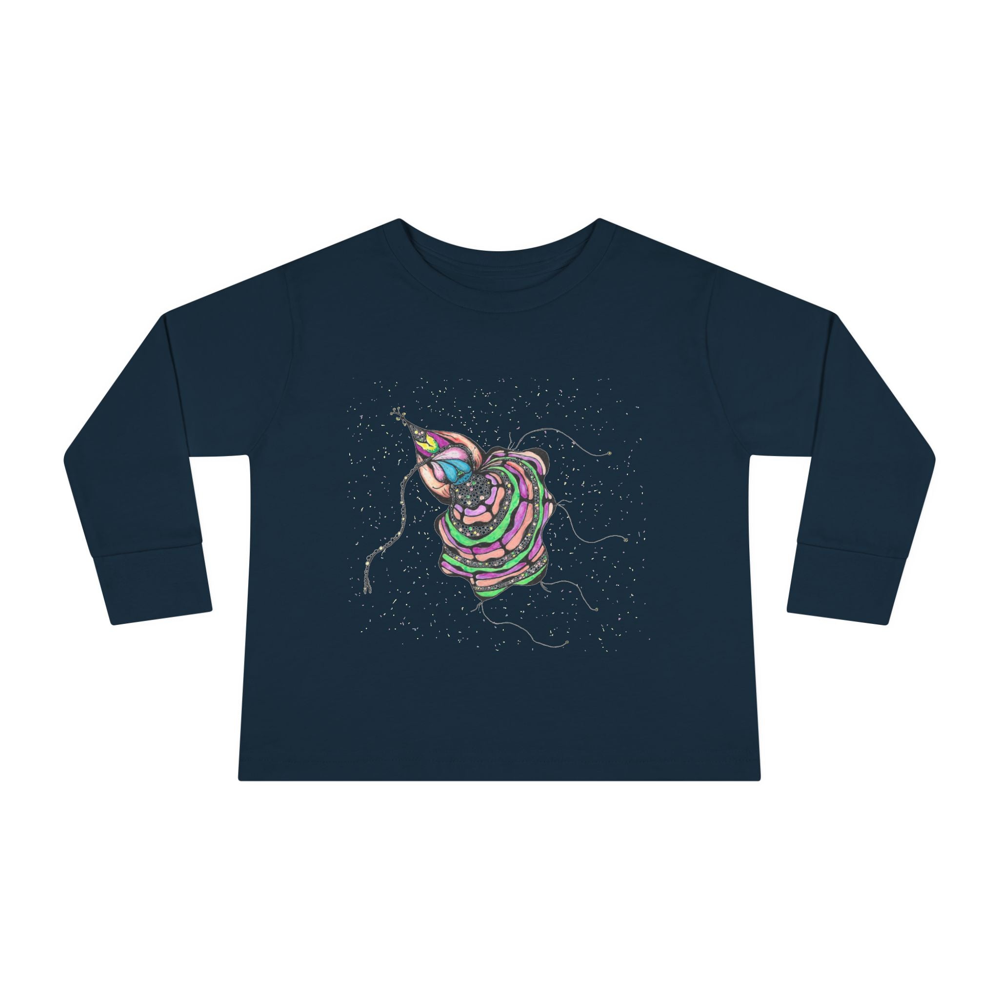 Sea Creature by Feral Wife - Colorful Toddler Long Sleeve Tee